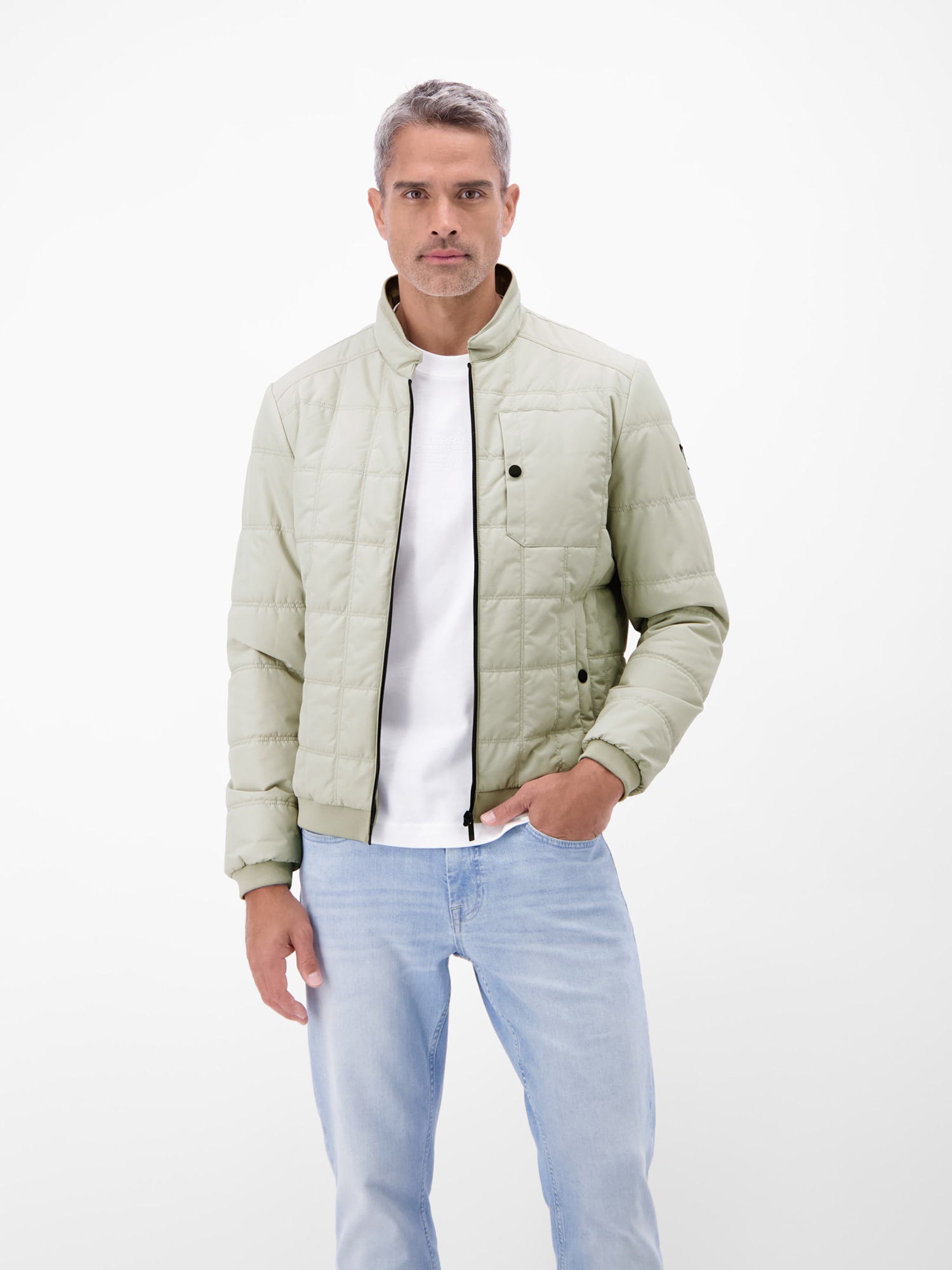 LERROS Outdoorjacke »Blousonjacke in Stepp-Optik« ohne Kapuze