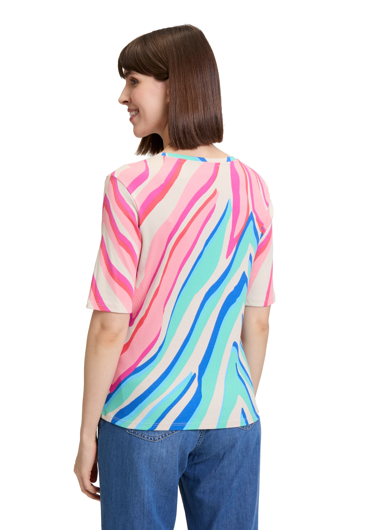 Betty Barclay T-Shirt »Basic Shirt mit Rippenstruktur«