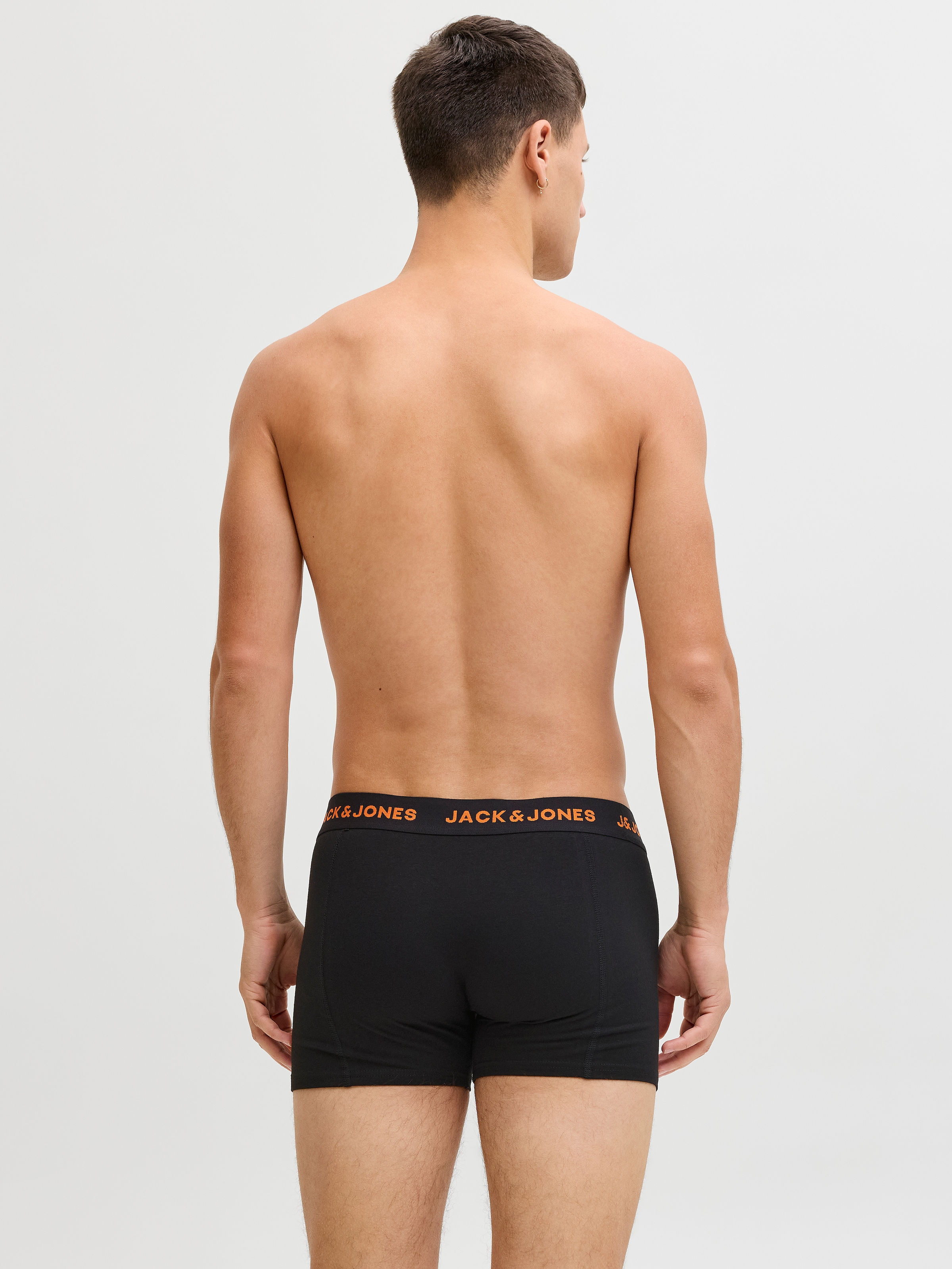 Jack & Jones Trunk »JACBLACK – Formschlüssige Boxershorts mit elastischem Bund«, 5 Stk. unifarben, casual, körpernah, Jersey