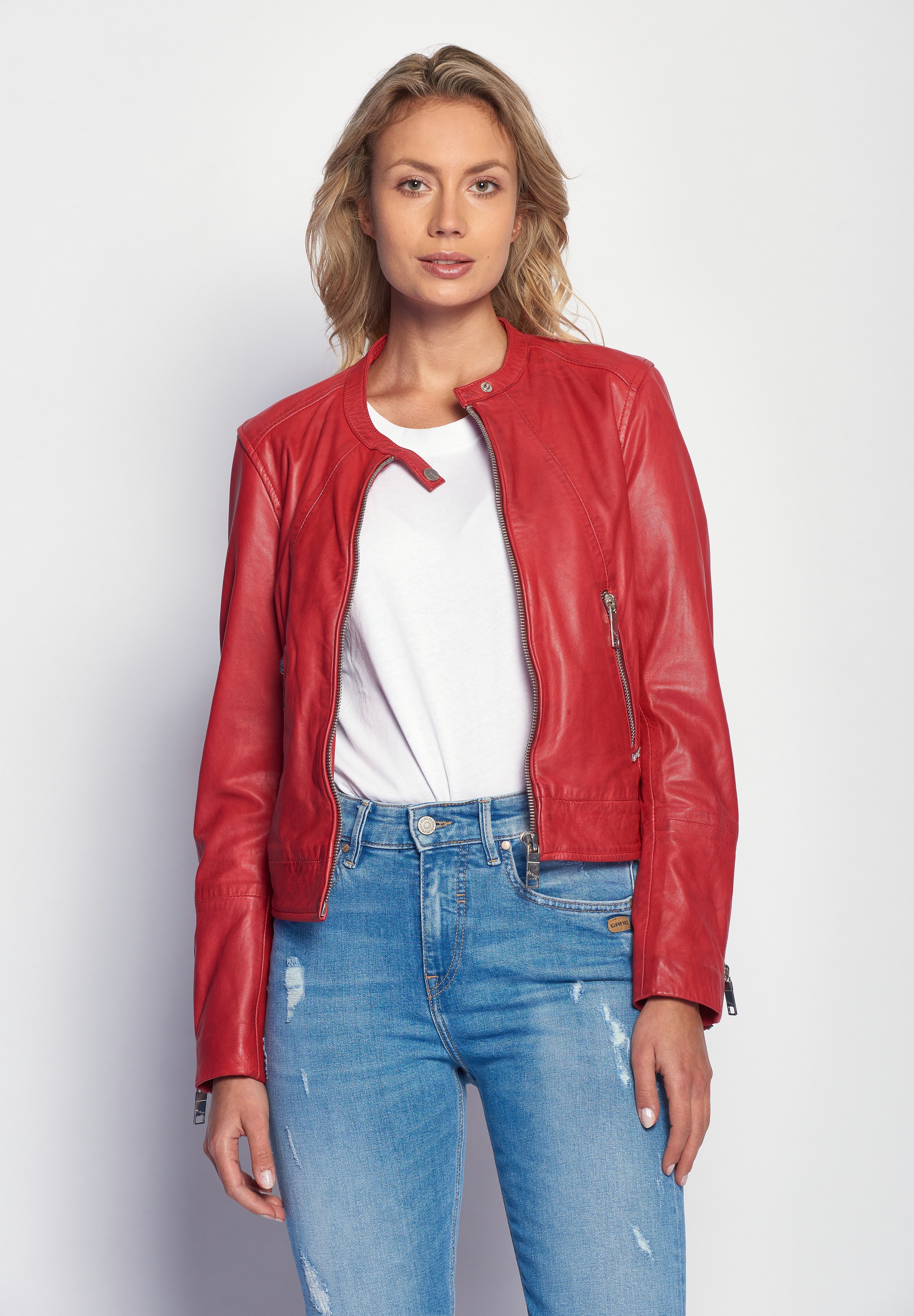 Maze Bikerjacke »Lederjacke«
