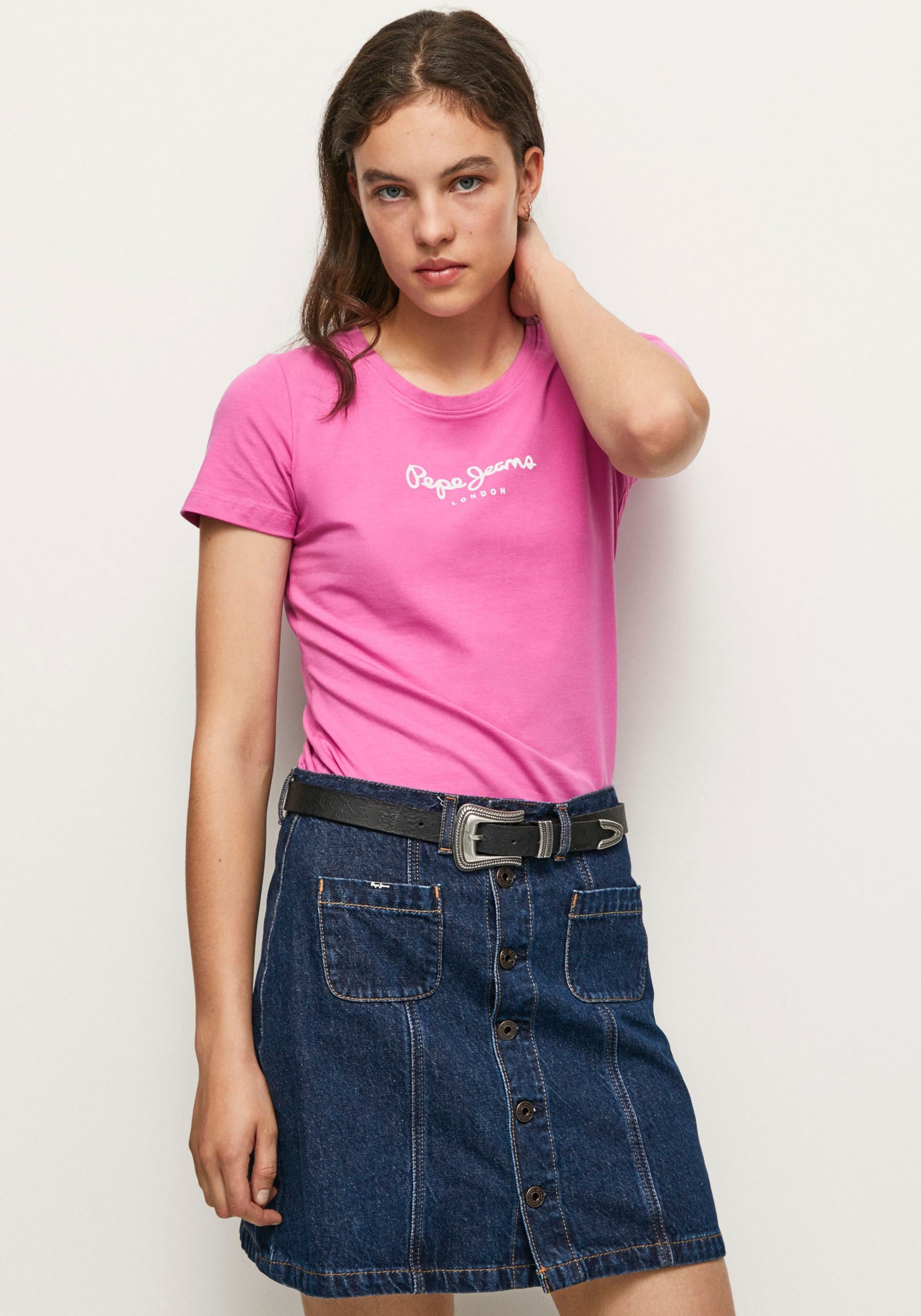 Pepe Jeans T-Shirt »NEW VIRGINIA«, mit Logo-Print kaufen online