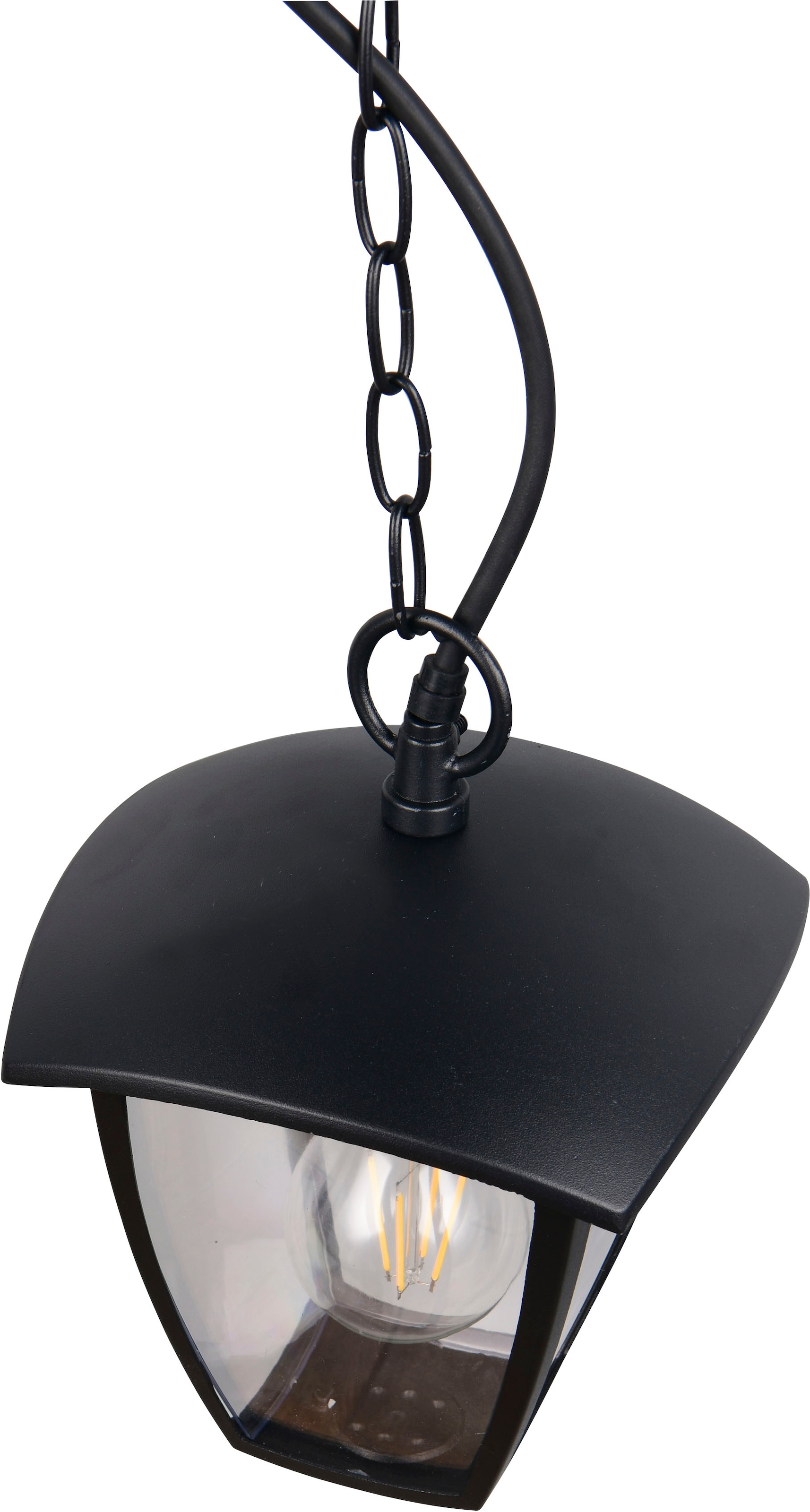 TRIO Leuchten Außen-Deckenleuchte »VENTA, Outdoor Pendelleuchte 1-flammig, exkl 1x E27 max 10W, IP44« E27 1 Stk. warmweiß - kaltweiß Terrassen Hängelampe, Pendelleuchte Garten max Höhe 82cm