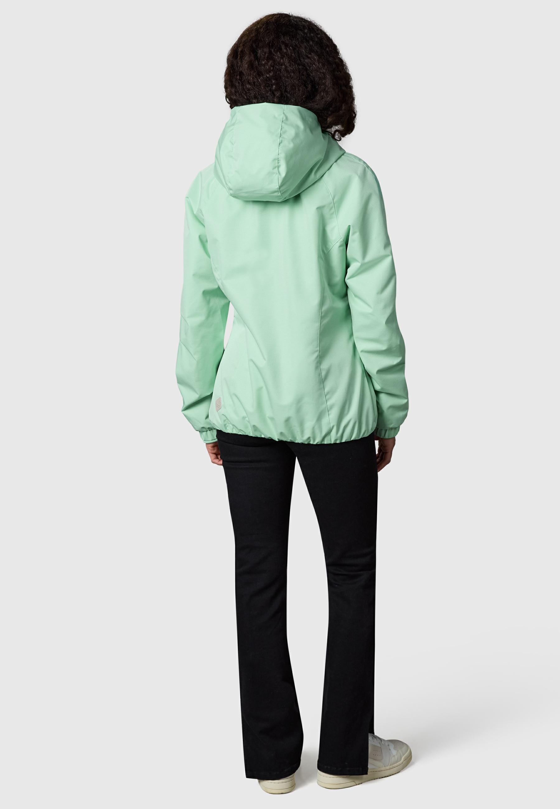 Ragwear Outdoorjacke »Übergangsjacke Dizzie Tech« mit Kapuze Wasserdichte Damen Übergangsjacke mit großer Kapuze