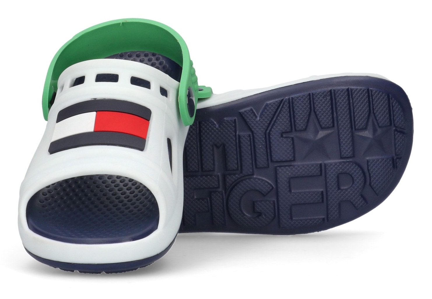 Tommy Hilfiger Badesandale, Badeschuh, Wassersandale, Clog mit schwenkbarem Fersenriemen