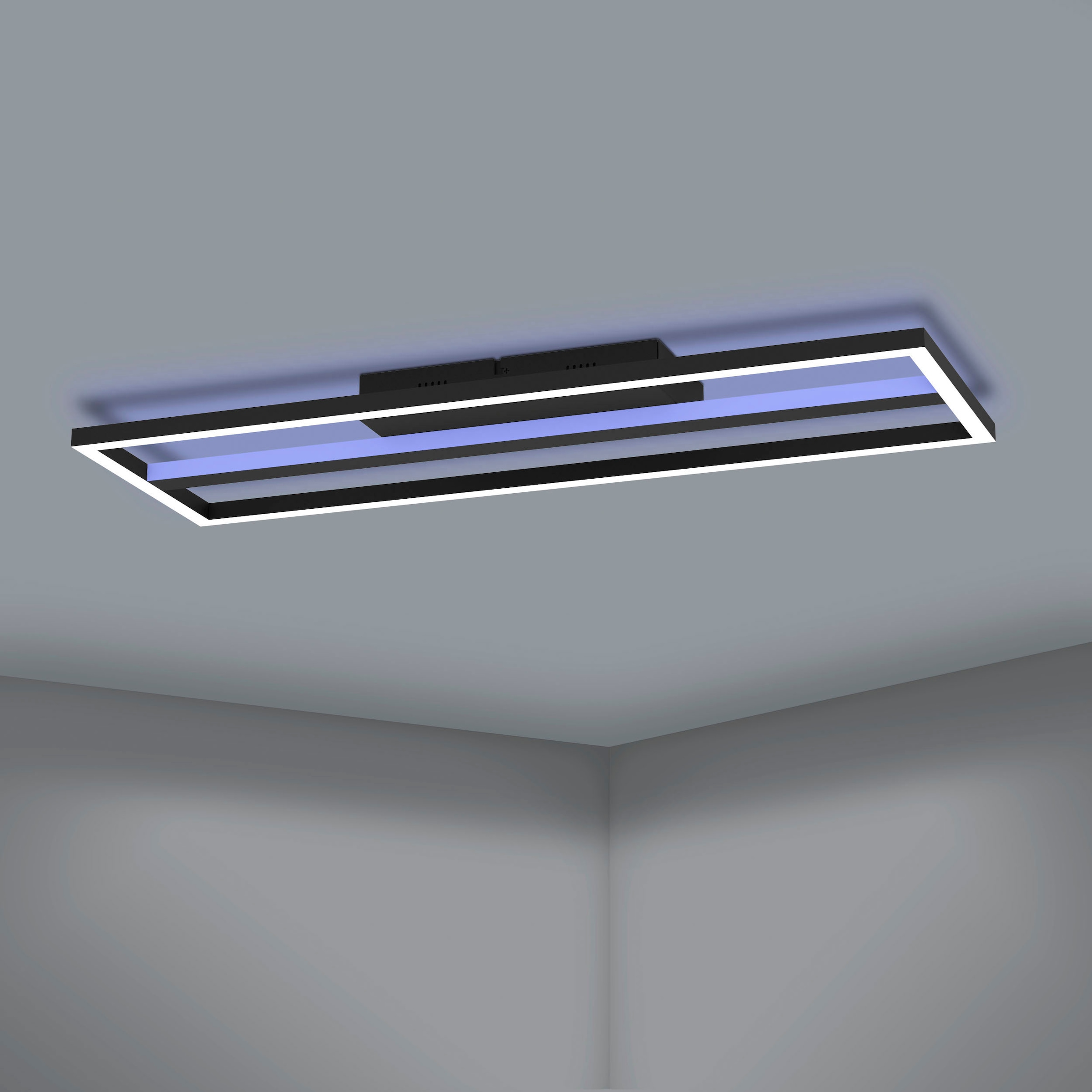 EGLO LED-Deckenleuchte »CALAGRANO-Z« in schwarz 64 aus / Shop LED ca. Online im Watt, OTTO fest x 22 inkl. cm Gr. Stahl integriert 21 - Alu