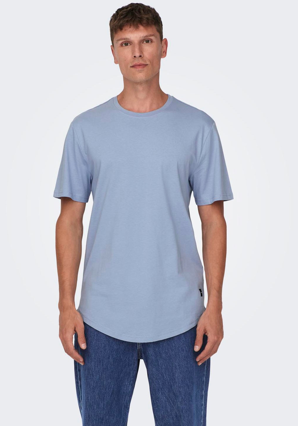 Rundhalsshirt »ONSMATT LONGY SS TEE NOOS«