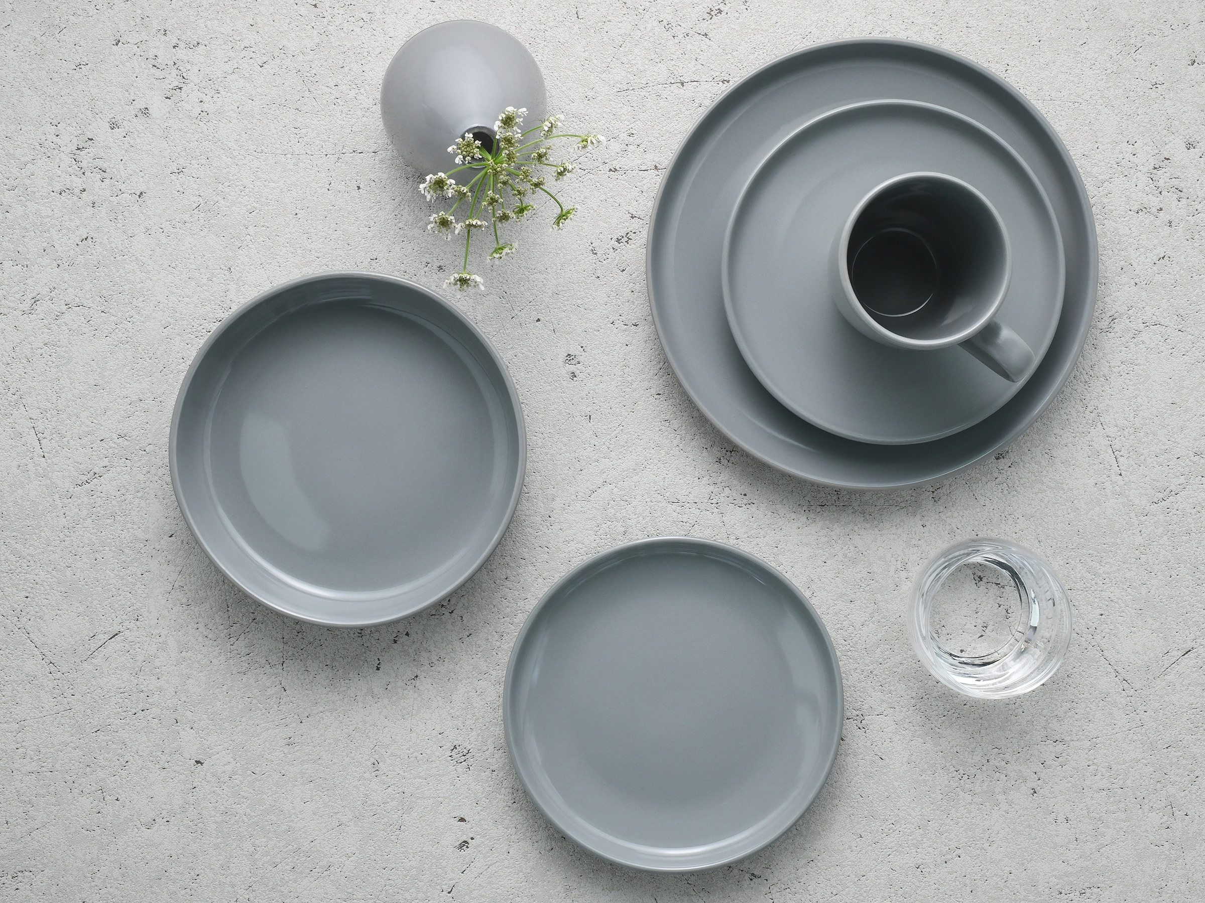 LeGer Home by Lena Gercke Kombiservice »Geschirr-Set, Service Liliane« skandinavische, minimalistische Formensprache, 16 Teile