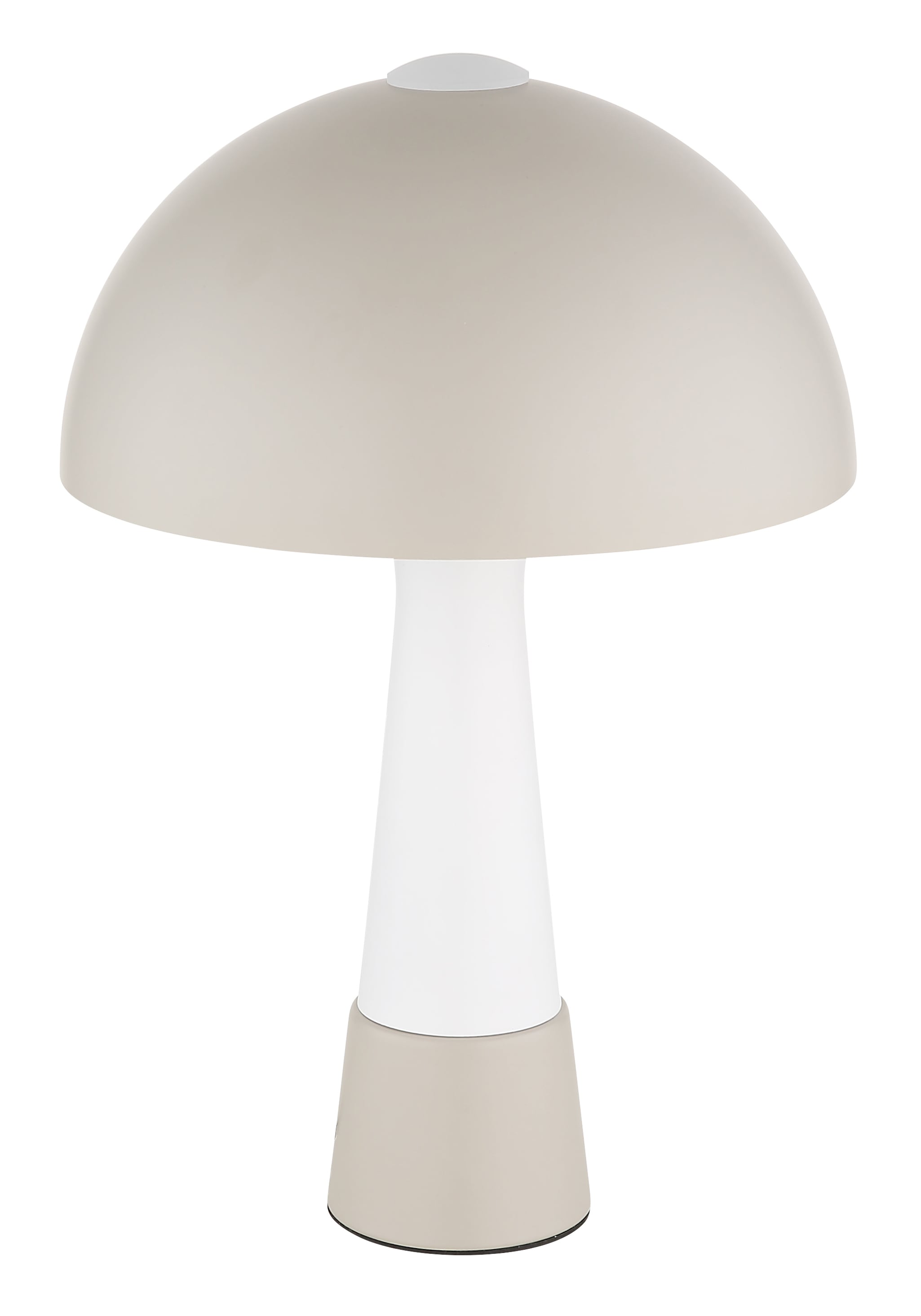 GLOBO LIGHTING Tischleuchte »MERLIN« E27 1 Stk. warmweiß - kaltweiß Tischlampe mit Pilzschirm