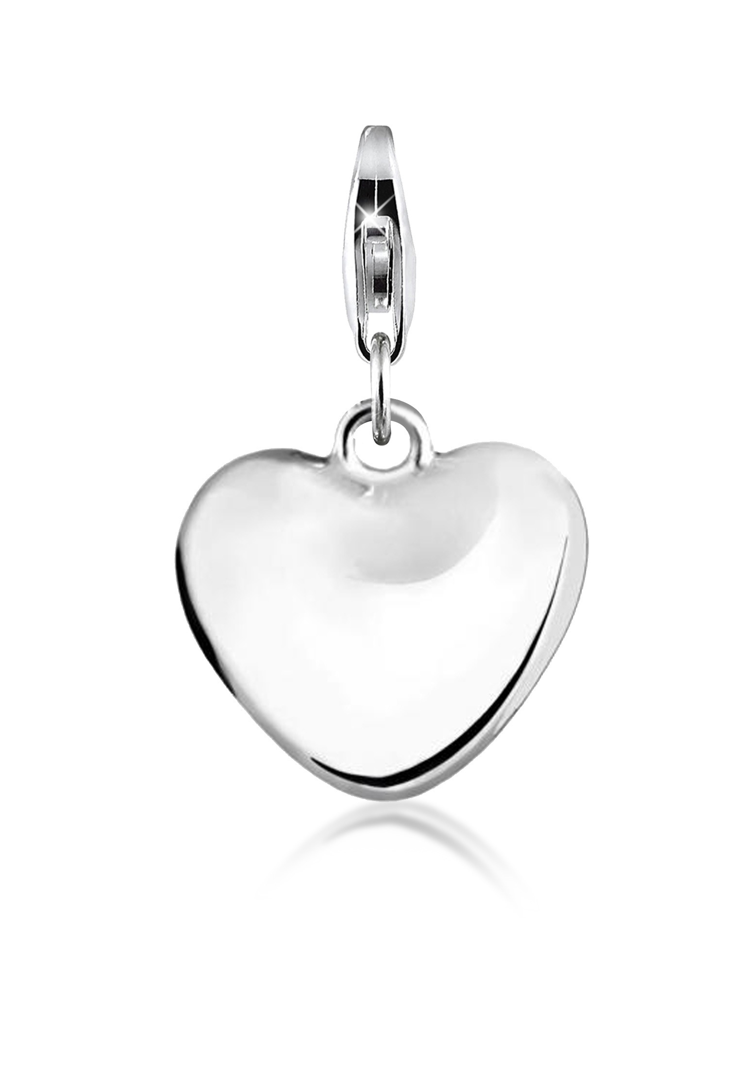 Nenalina Charm Herz »Charm Herz-Anhänger Symbol Basic Liebe Love 925 Silber«