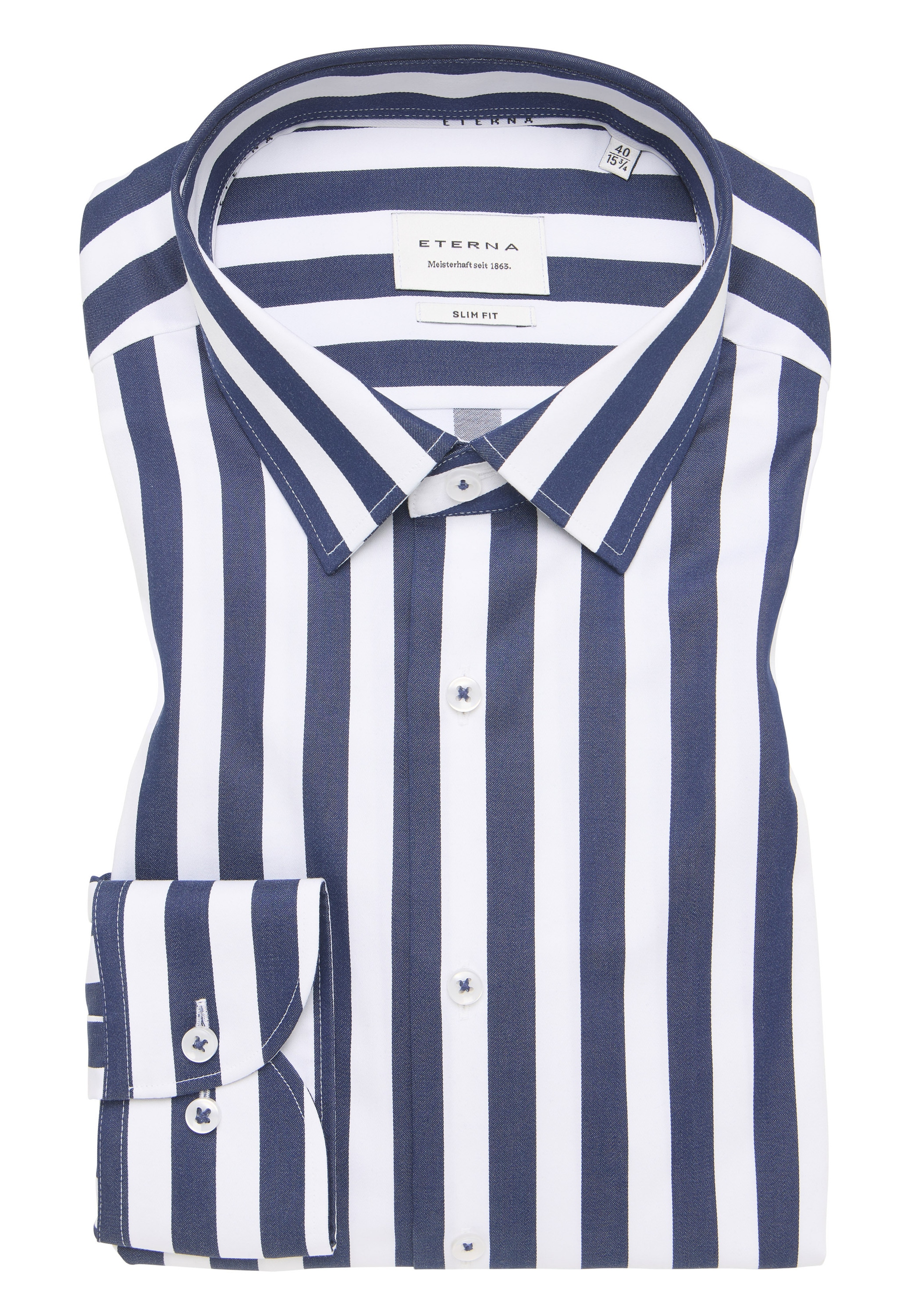 Eterna Langarmhemd »SLIM FIT«, NON IRON (bügelfrei)