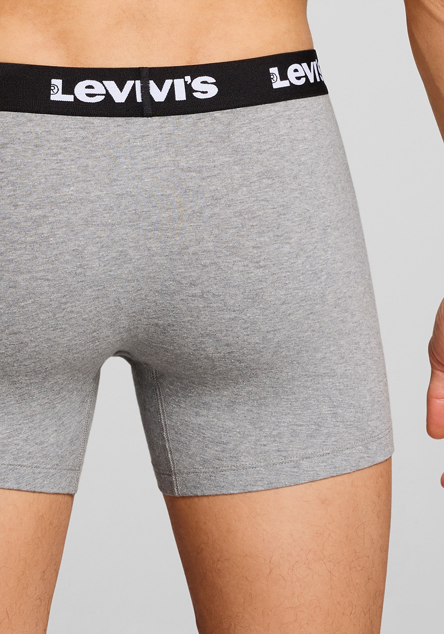 Levi's® Boxershorts »LEVIS MEN REPEAT LOGO BOXER BRIEF« 2er Pack,  ohne Eingriff, Logobund, elastisch
