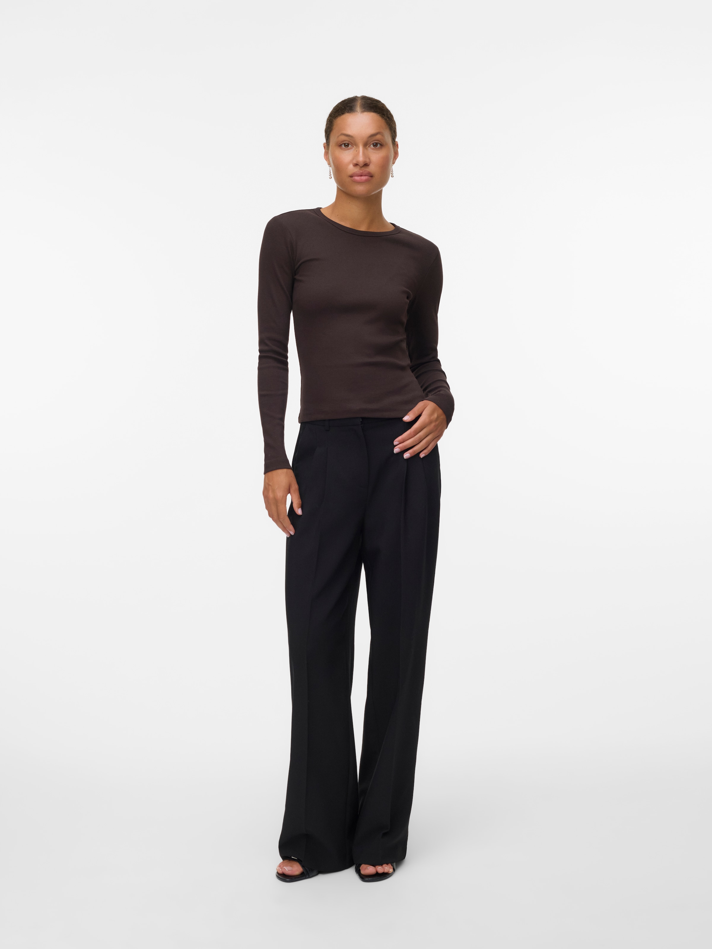 Vero Moda Langarmshirt »VMCHLOE LS SHORT TOP JRS NOOS«