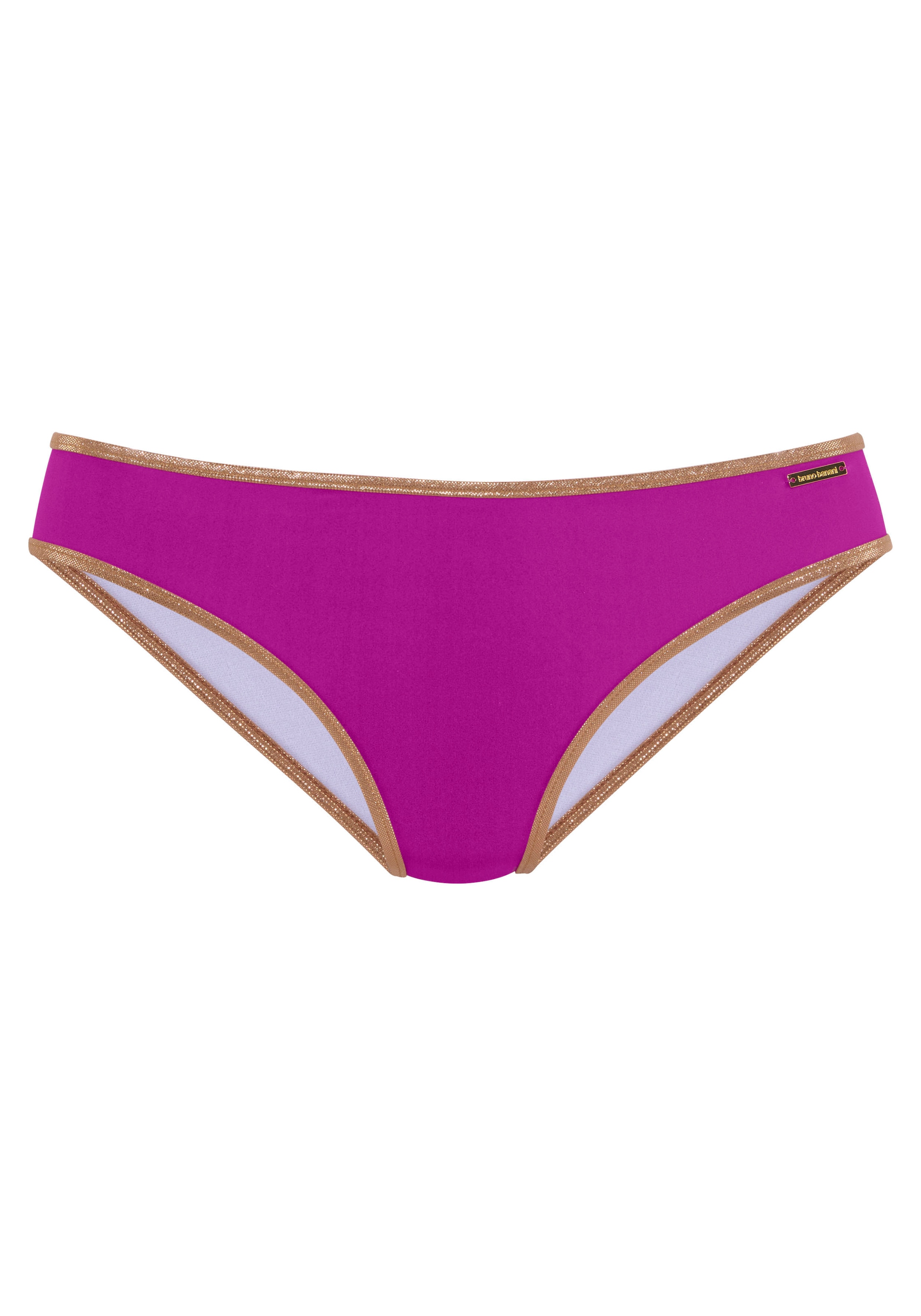 Bruno Banani Bikini-Hose »Milano«, mit kupferfarbener Paspel