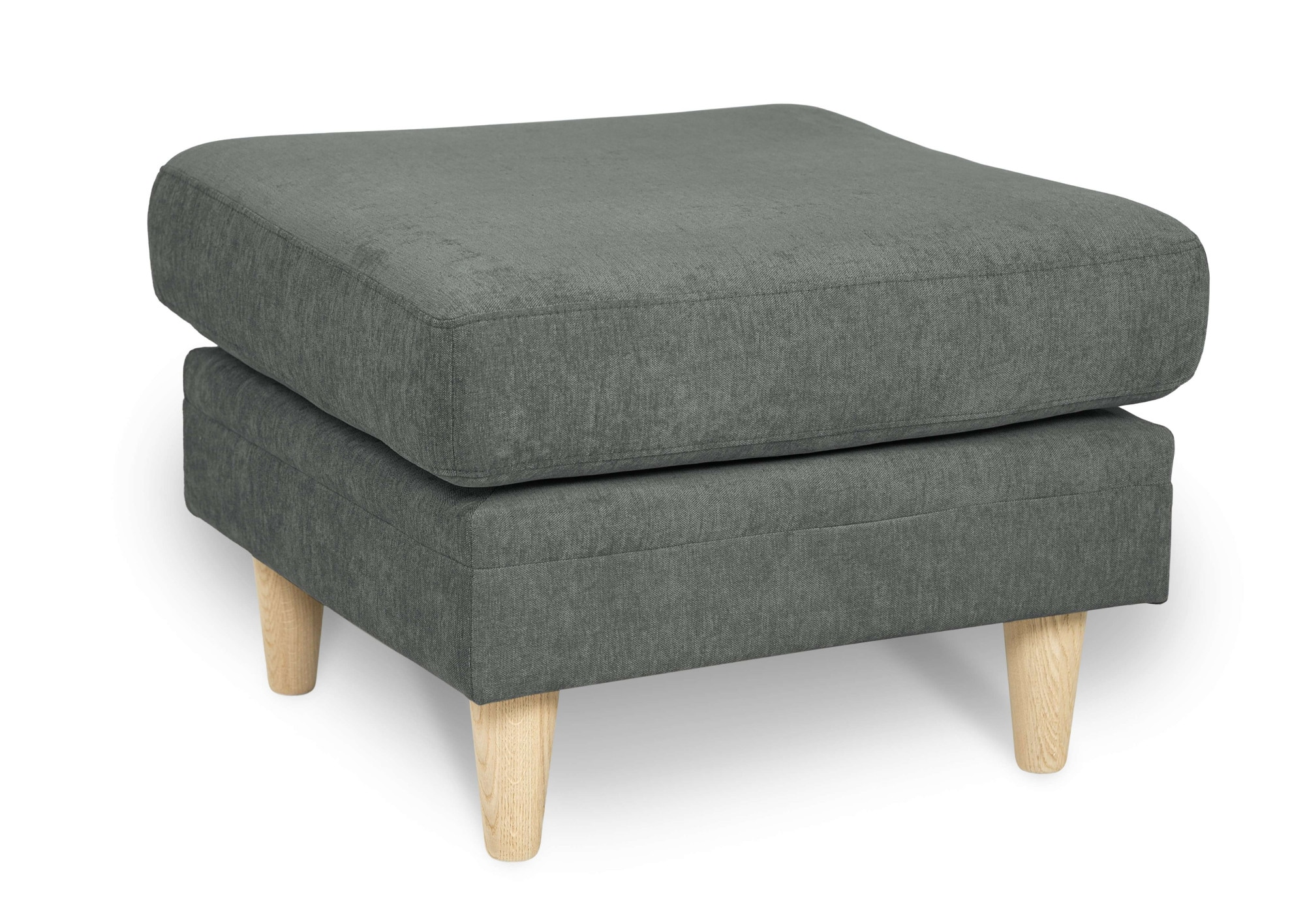 Home affaire Polsterhocker »Arellano, Breite 63 cm« klassisches Design, mit Massivholzfüßen, Webstoff fein, Chenille