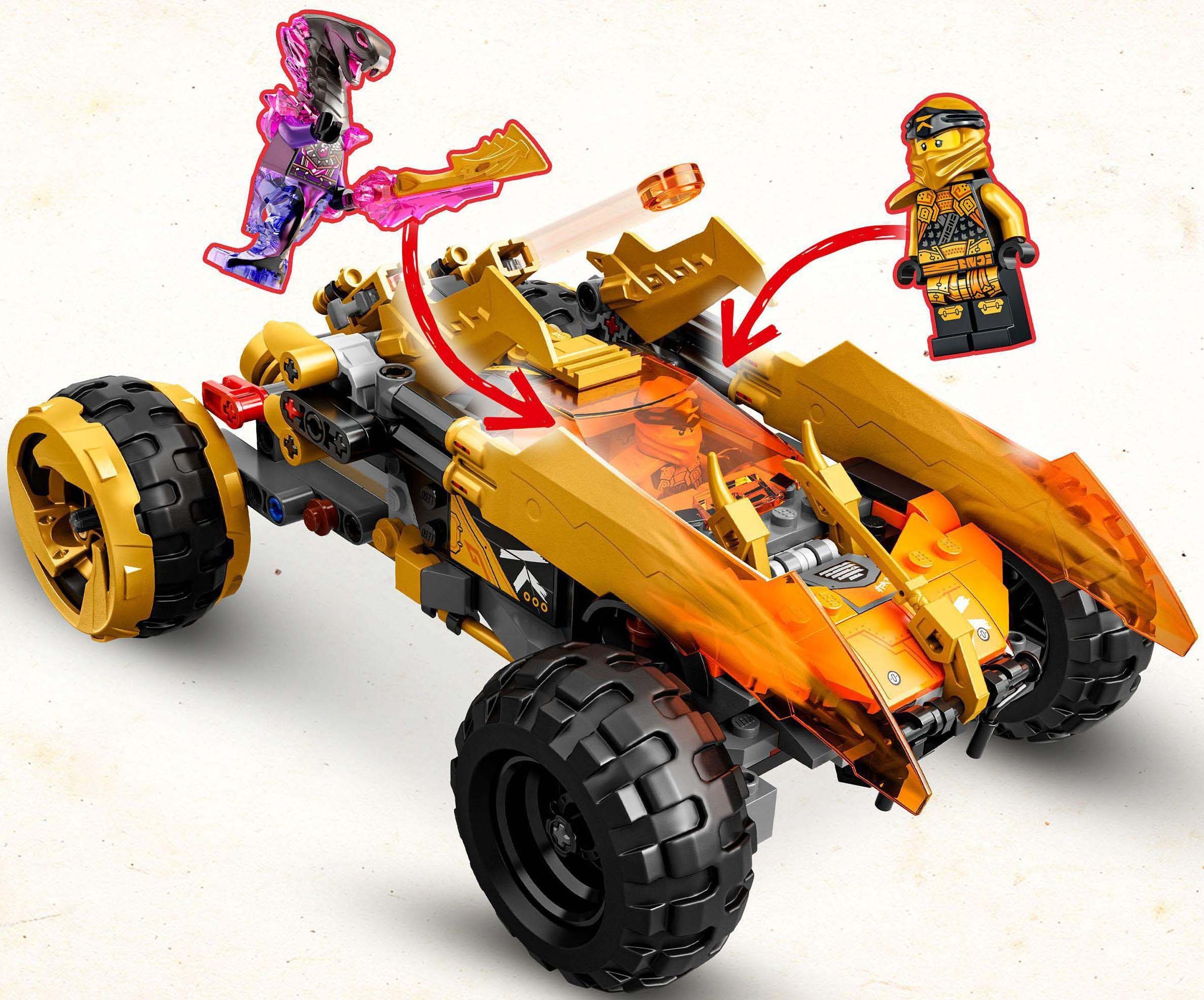 LEGO® Konstruktionsspielsteine »Coles Drachen-Flitzer (71769), LEGO® NINJAGO«, (384 St.), Made in Europe