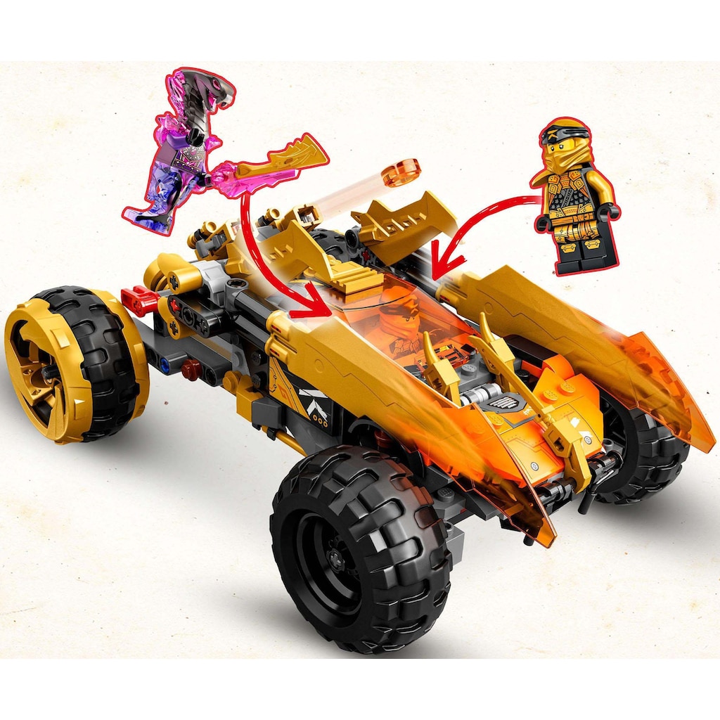 LEGO® Konstruktionsspielsteine »Coles Drachen-Flitzer (71769), LEGO® NINJAGO«, (384 St.)