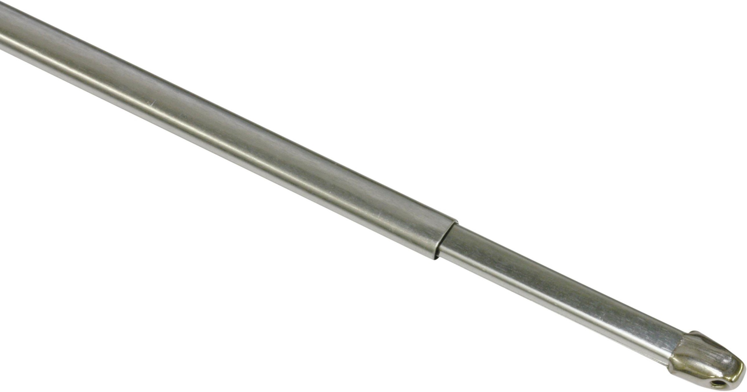 GARDINIA Scheibenstange »Vitragestange«, 1 läufig-läufig, ausziehbar, (2-St), Serie Vitragestange flachoval 11 mm