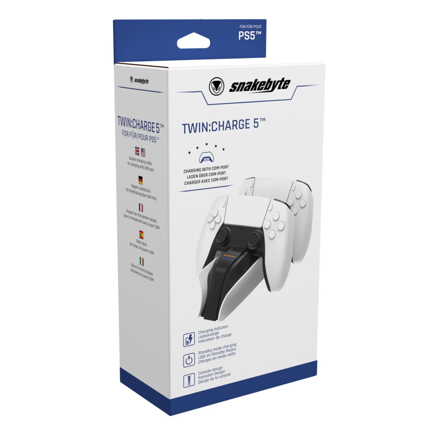 Snakebyte Controller-Ladestation »PS5 Twin:Charge 5«