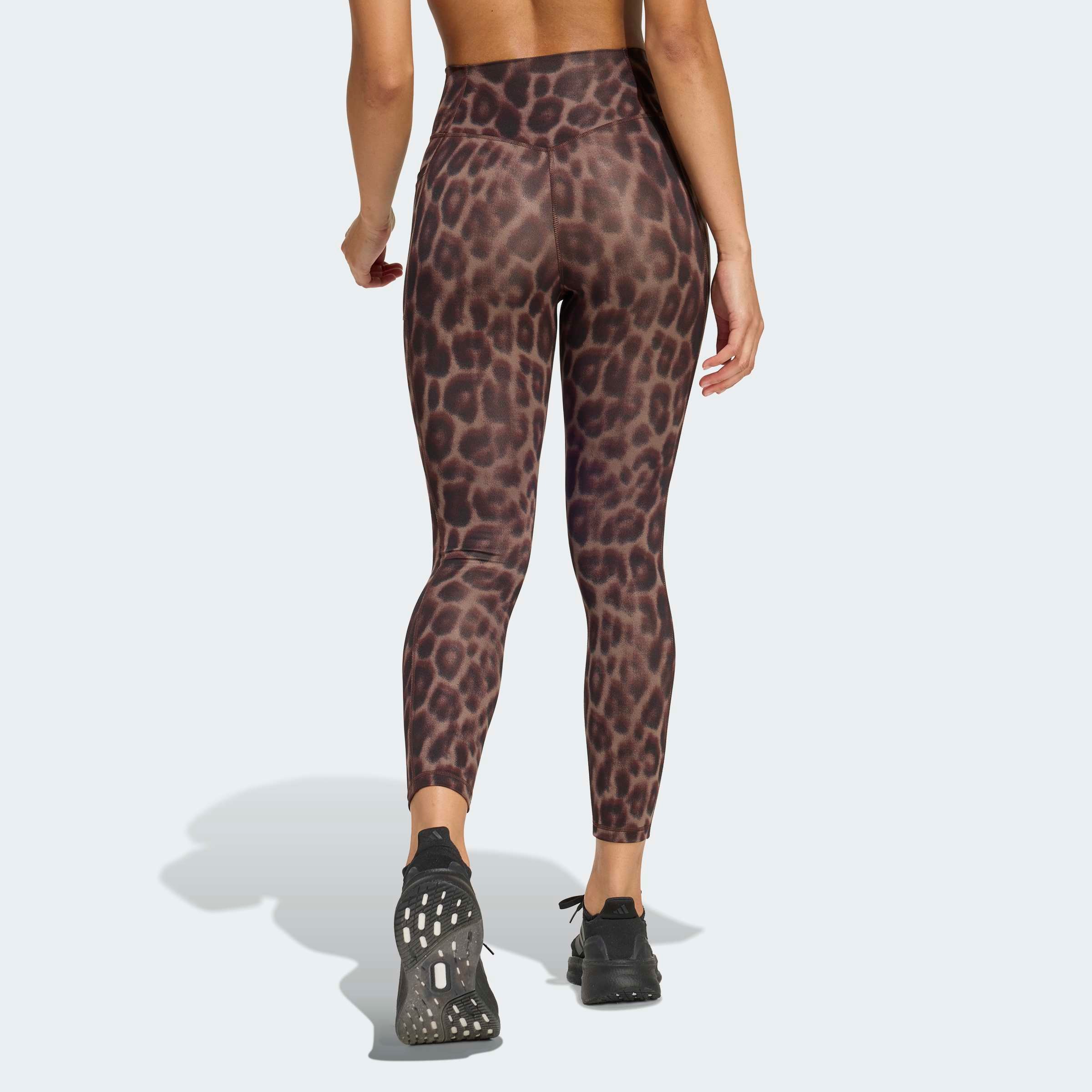adidas Performance Trainingstights »OPTIME ESSENTIALS WORKOUT LEOPARD 7/8 LEGGINGS«