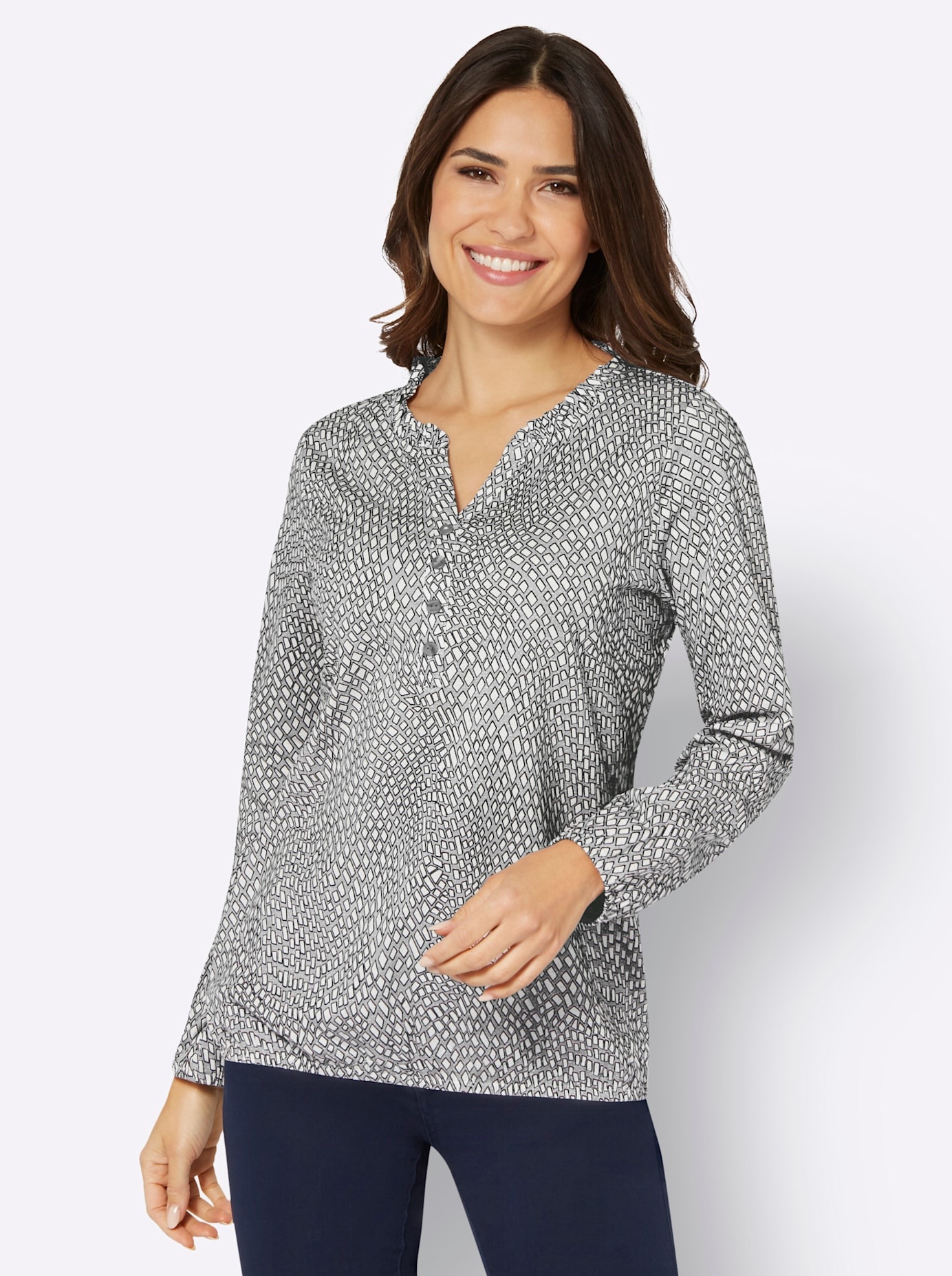 Classic Basics Langarmshirt »Langarm-Shirt«, (1 tlg.)