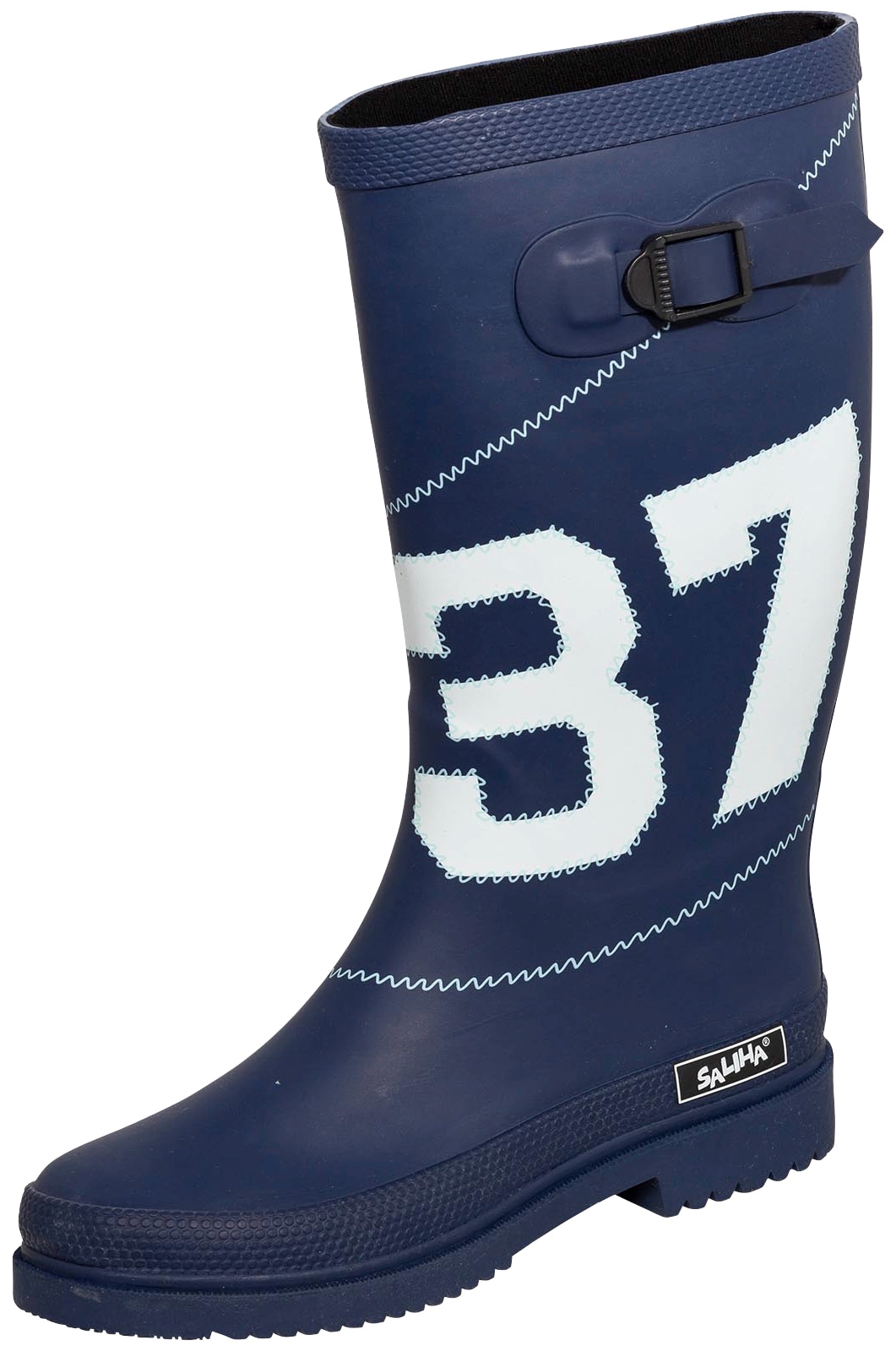 SALIHA Gummistiefel »Damen Regenstiefel Simone dk.blau/weiß«