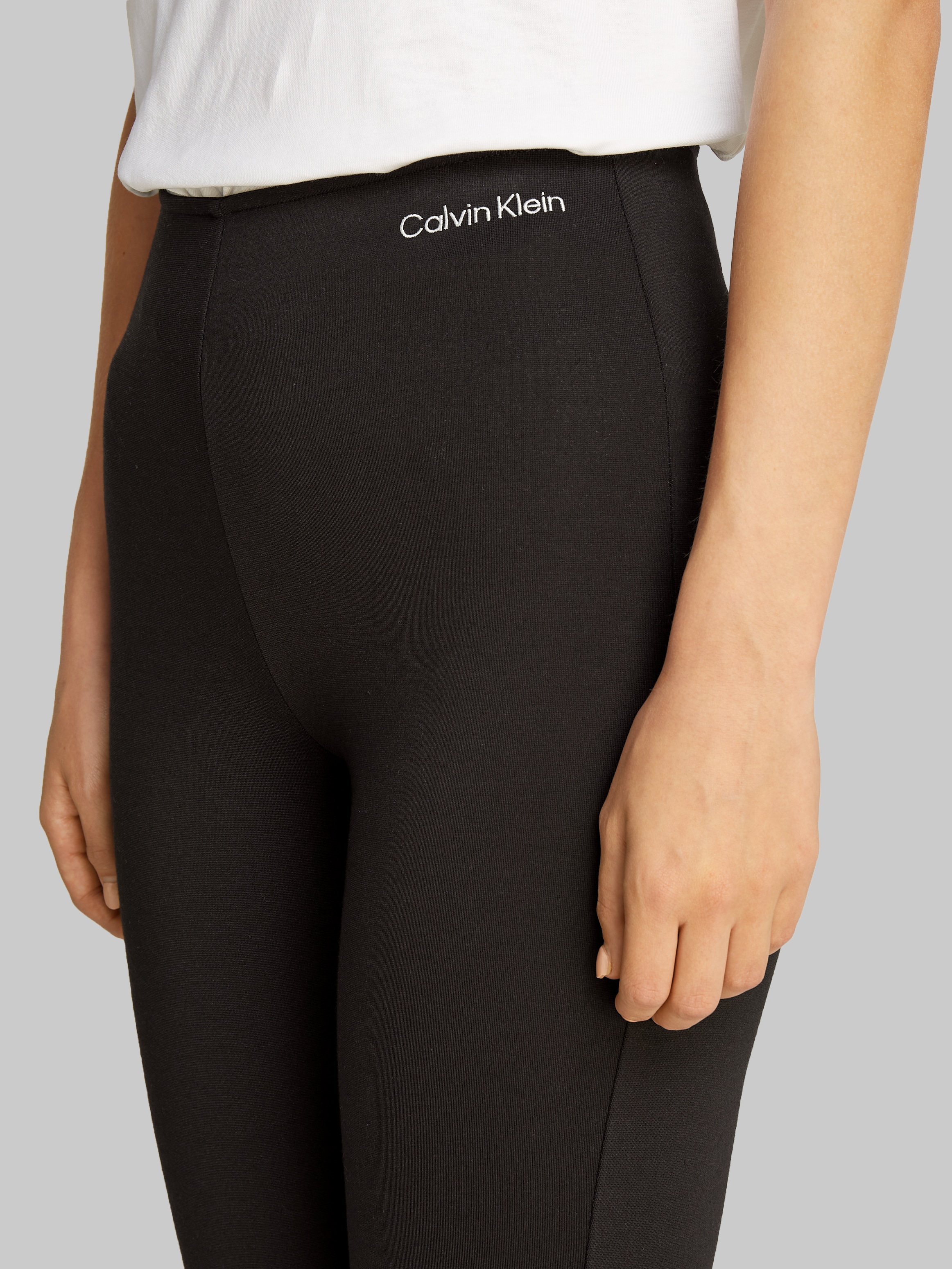 Calvin Klein Jeans Bootcuthose »MILANO LOGO ELASTIC LEGGINGS«, mit Logodruck