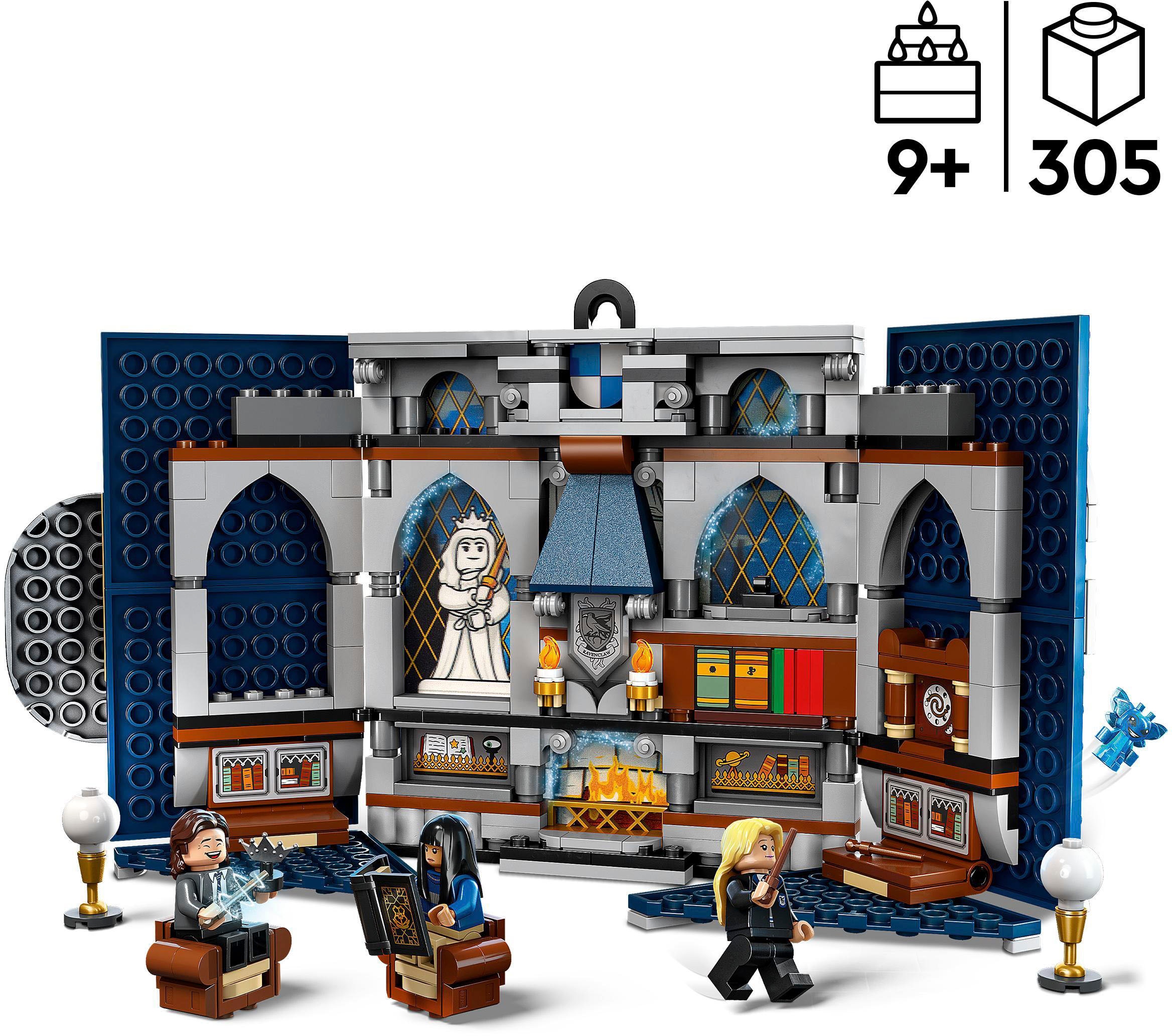 LEGO® Konstruktionsspielsteine »Hausbanner Ravenclaw (76411), LEGO® Harry Potter™«, (305 St.)