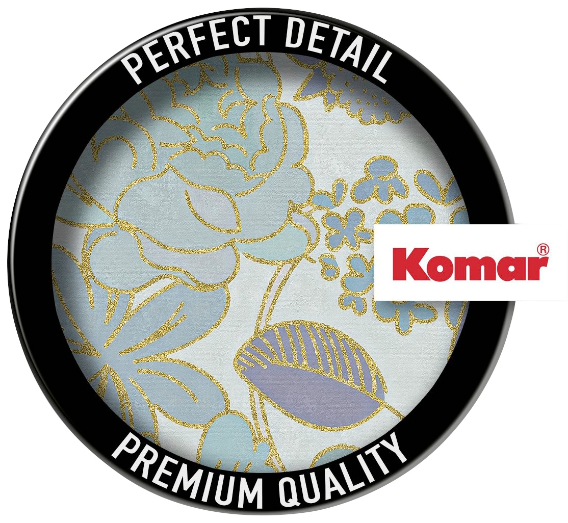 Komar Vliestapete »Digitaldruck Vlies - Groovy Bloom - Größe 300 x 250 cm«, bedruckt, Wohnzimmer, Schlafzimmer