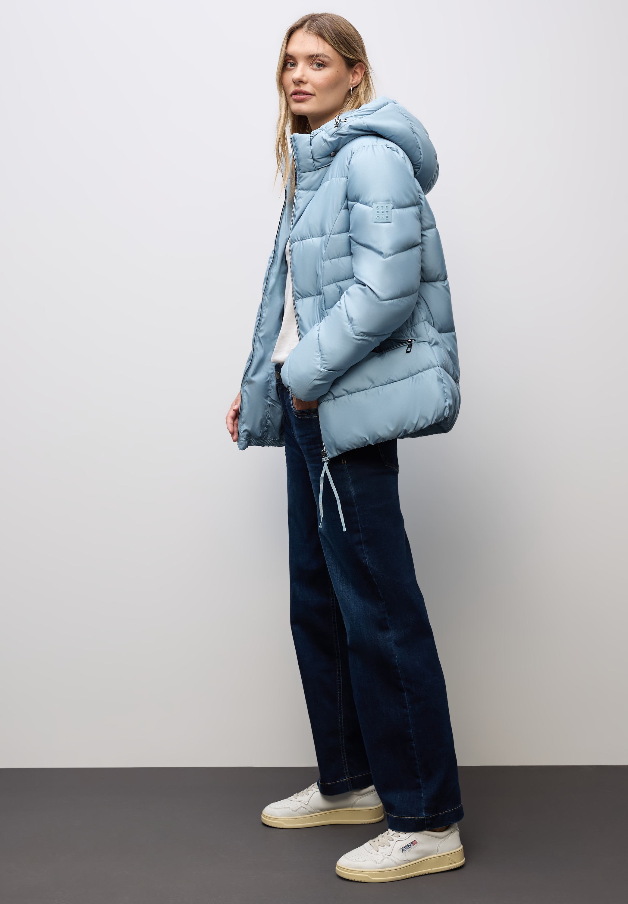 STREET ONE Steppjacke mit Kapuze mit Kapuze