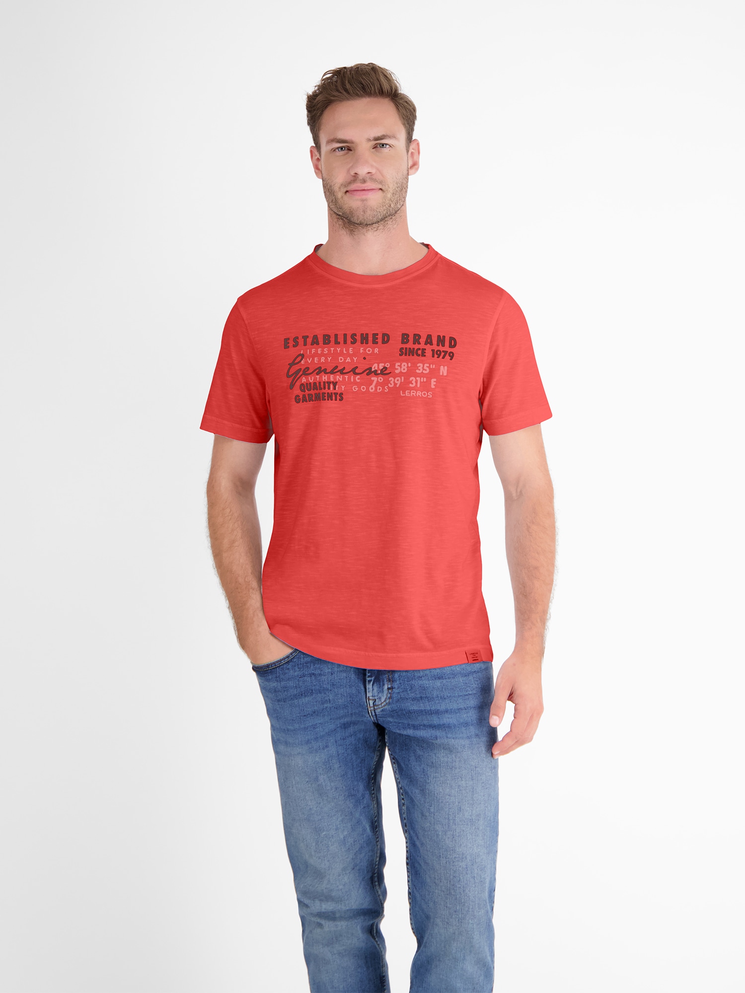 LERROS T-Shirt »LERROS Baumwoll-T-Shirt für Herren«