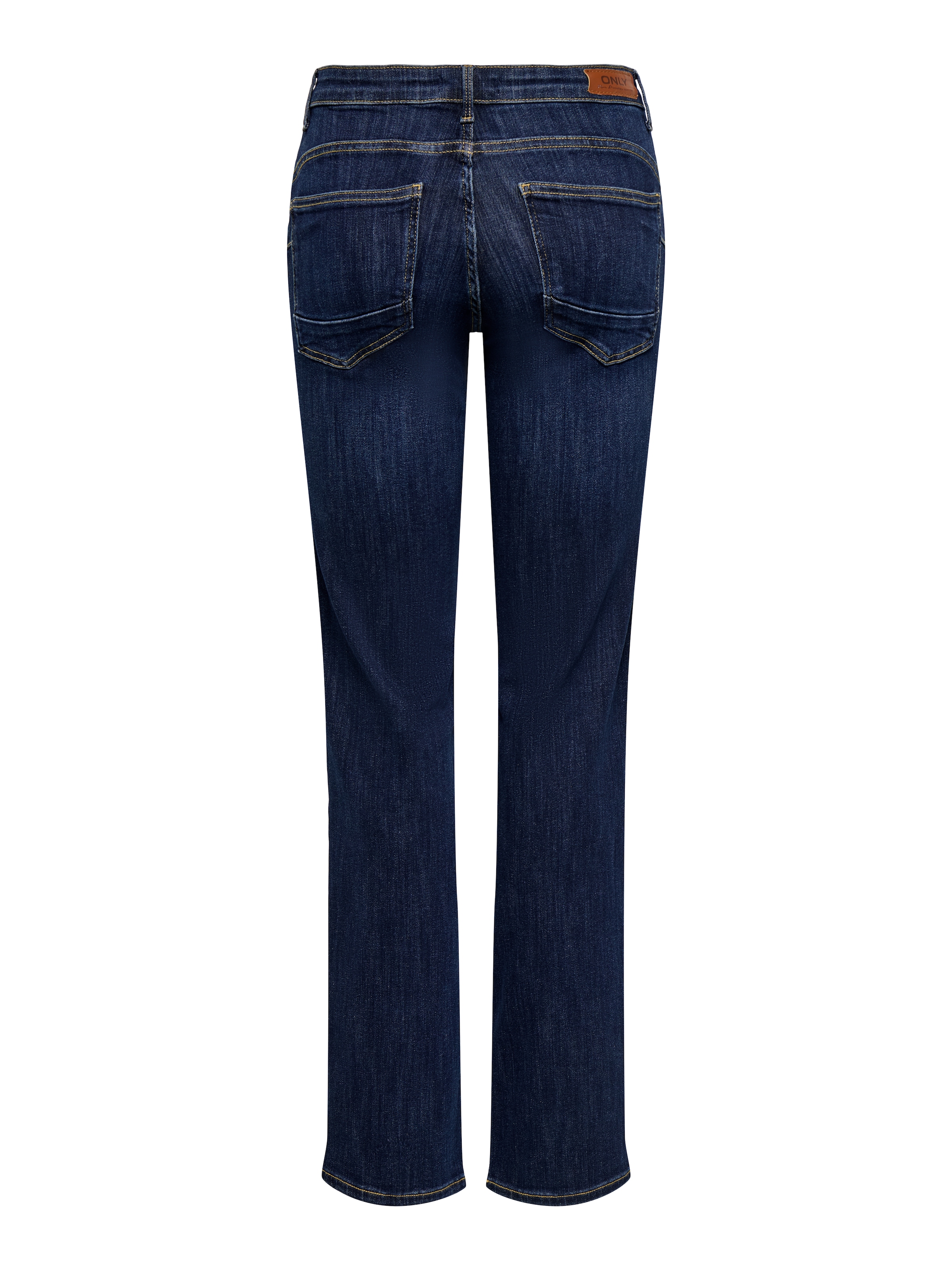 ONLY Slim-fit-Jeans »ONLPOWER MW PUSH UP SLIM STRAIGHT DNM« Baumwollmischung, mid waist, slim fit