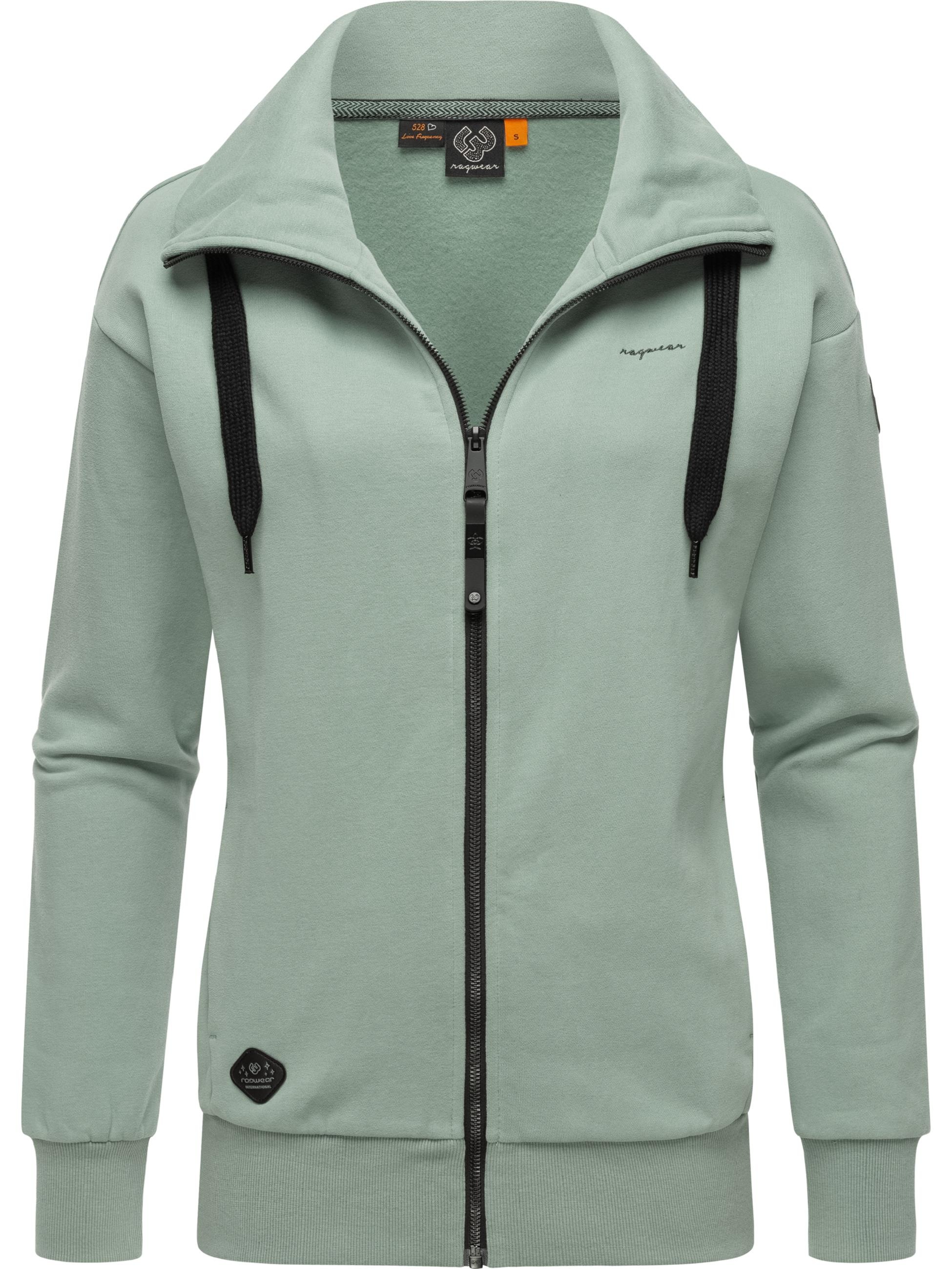 Ragwear Sweatjacke »Sweatjacke Shocky«, sportliche Damen Zip-Hoodie mit Kordeln