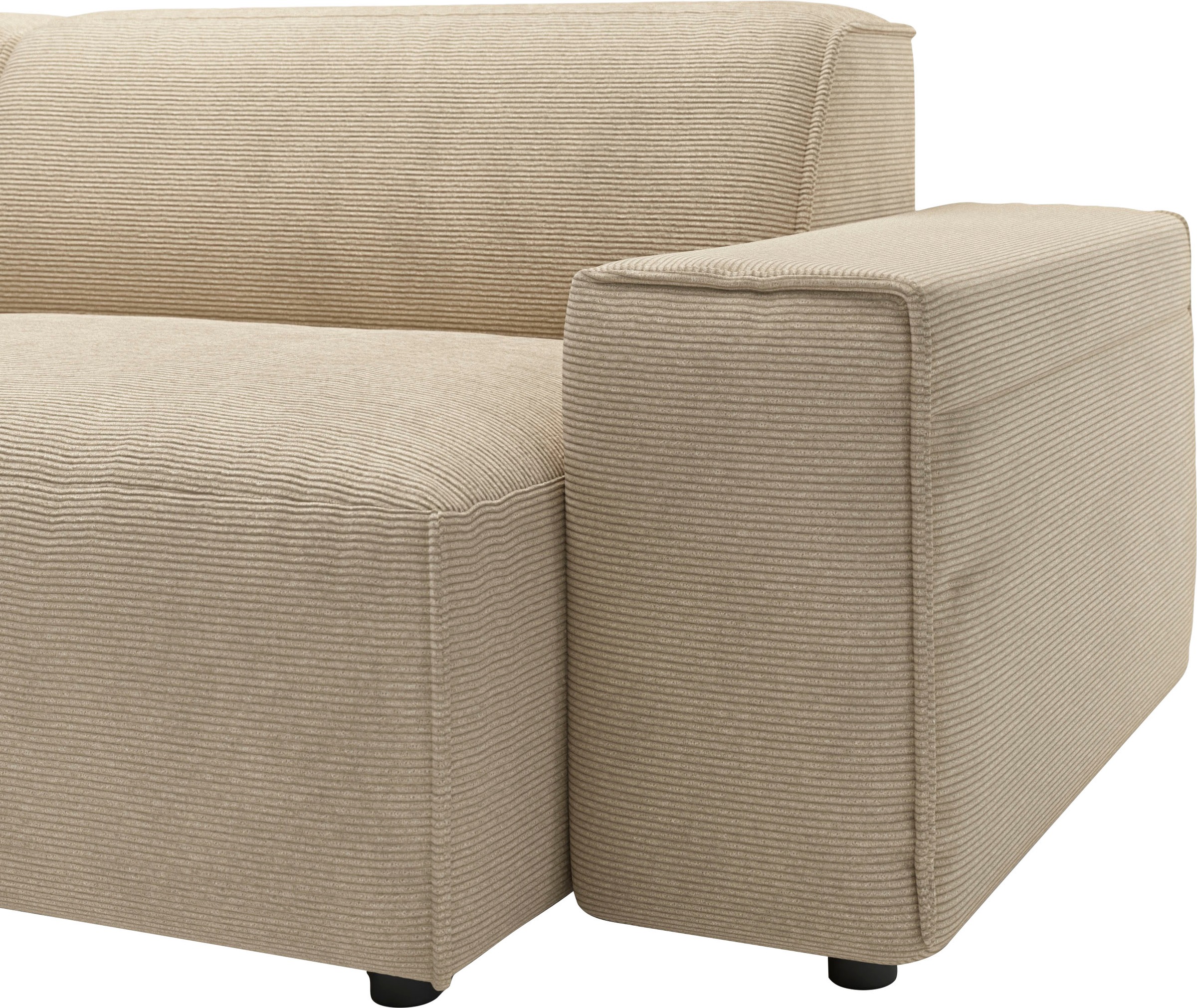 andas Big-Sofa »Glimminge  auch in Breitcord, Feincord + Easy care-Bezug,«, besondere Kedernähte Zierkissen