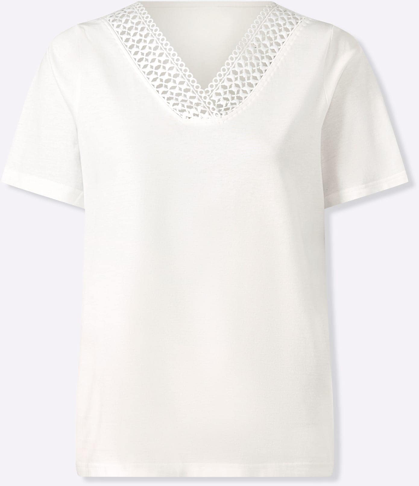 Classic Basics Spitzenshirt »Kurzarm-Shirt« 1 tlg.