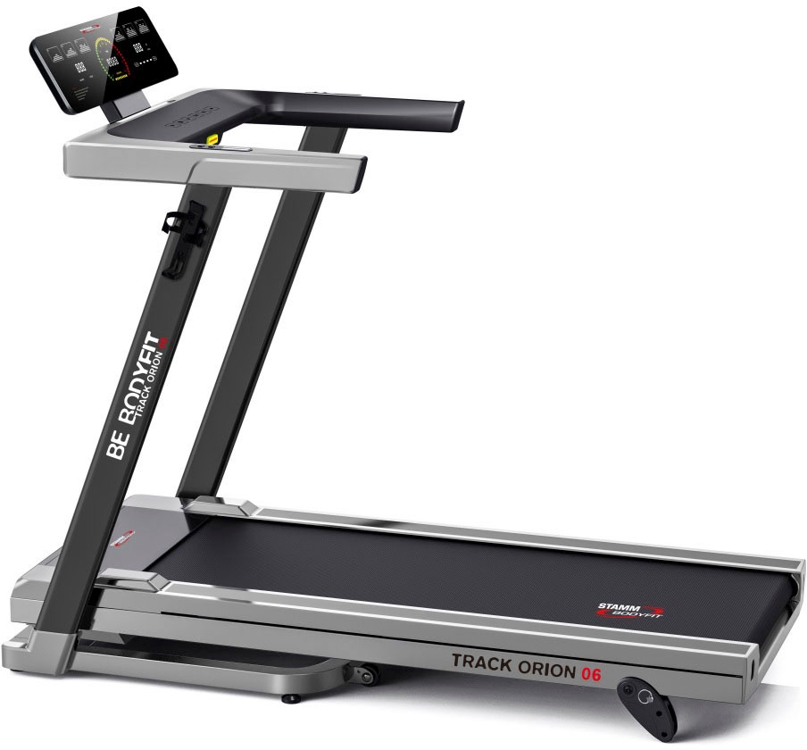 Stamm Bodyfit Laufband »TRACK ORION 06« bis max. 16 km/h, klappbar in schwarz