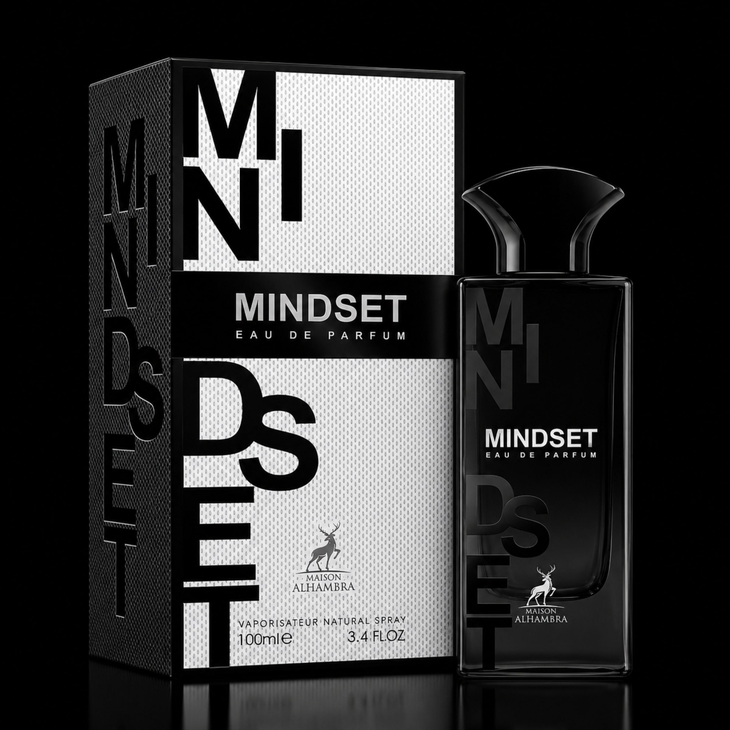 Maison Alhambra Eau de Parfum »Mindset Eau De Parfum 100ml Men Fragrance« Eau de Parfum, 100 ml Inhalt, flüssiger Duft