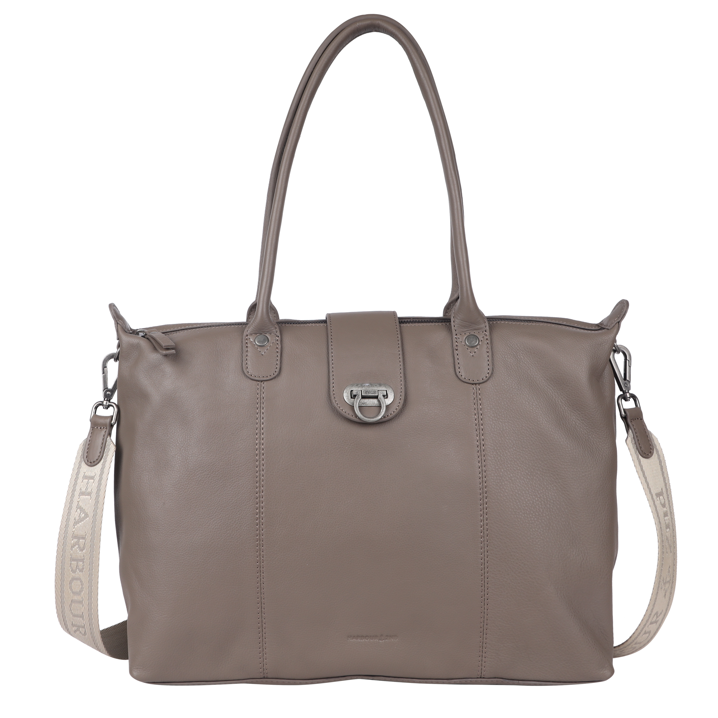 HARBOUR 2nd Shopper »Malin« Damen Umhängetasche, Handtasche, Tragetasche mit Steckverschluss