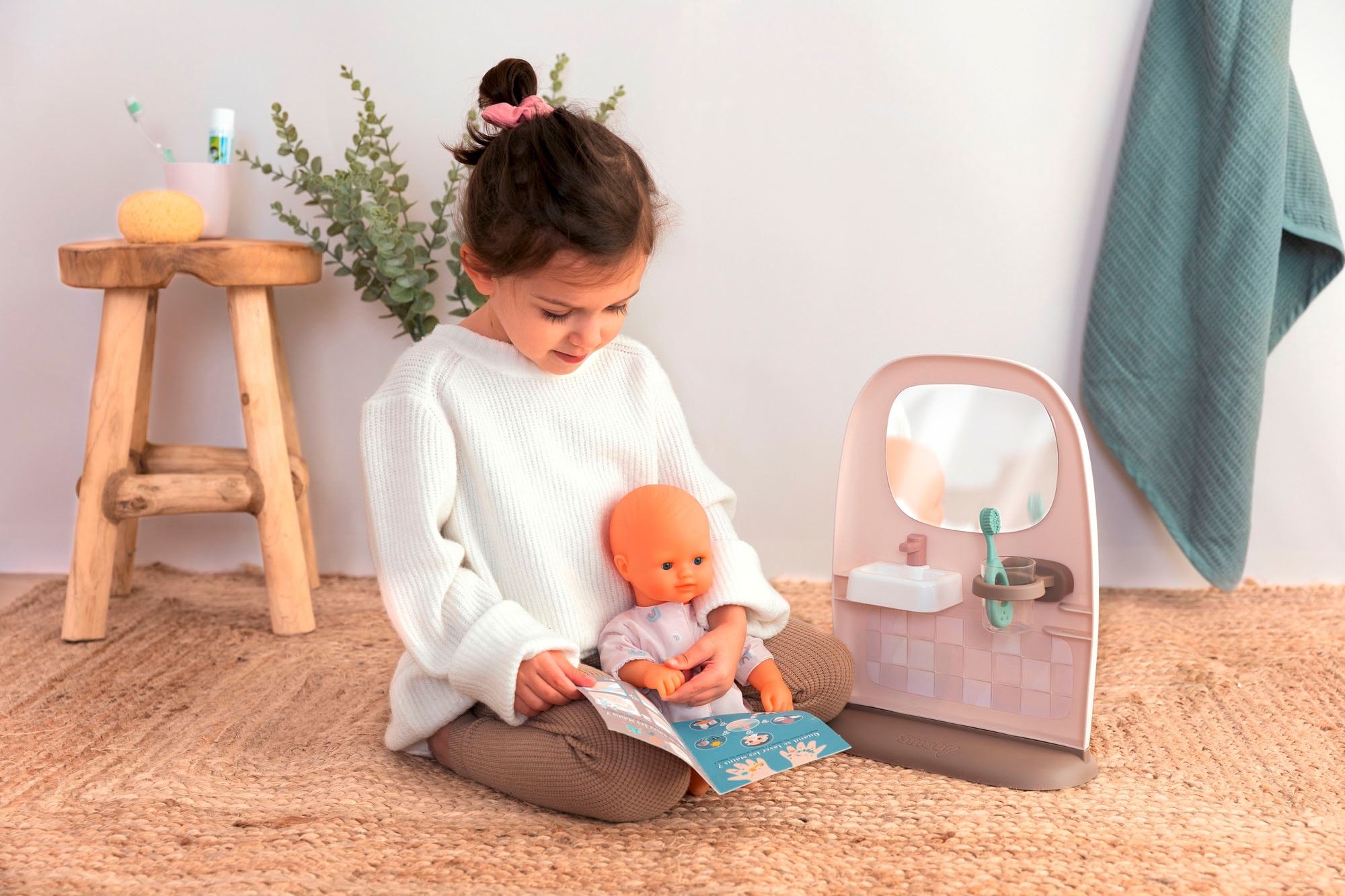 Smoby Puppen Pflegecenter »Baby Nurse, Puppen-Badezimmer«, Made in Europe