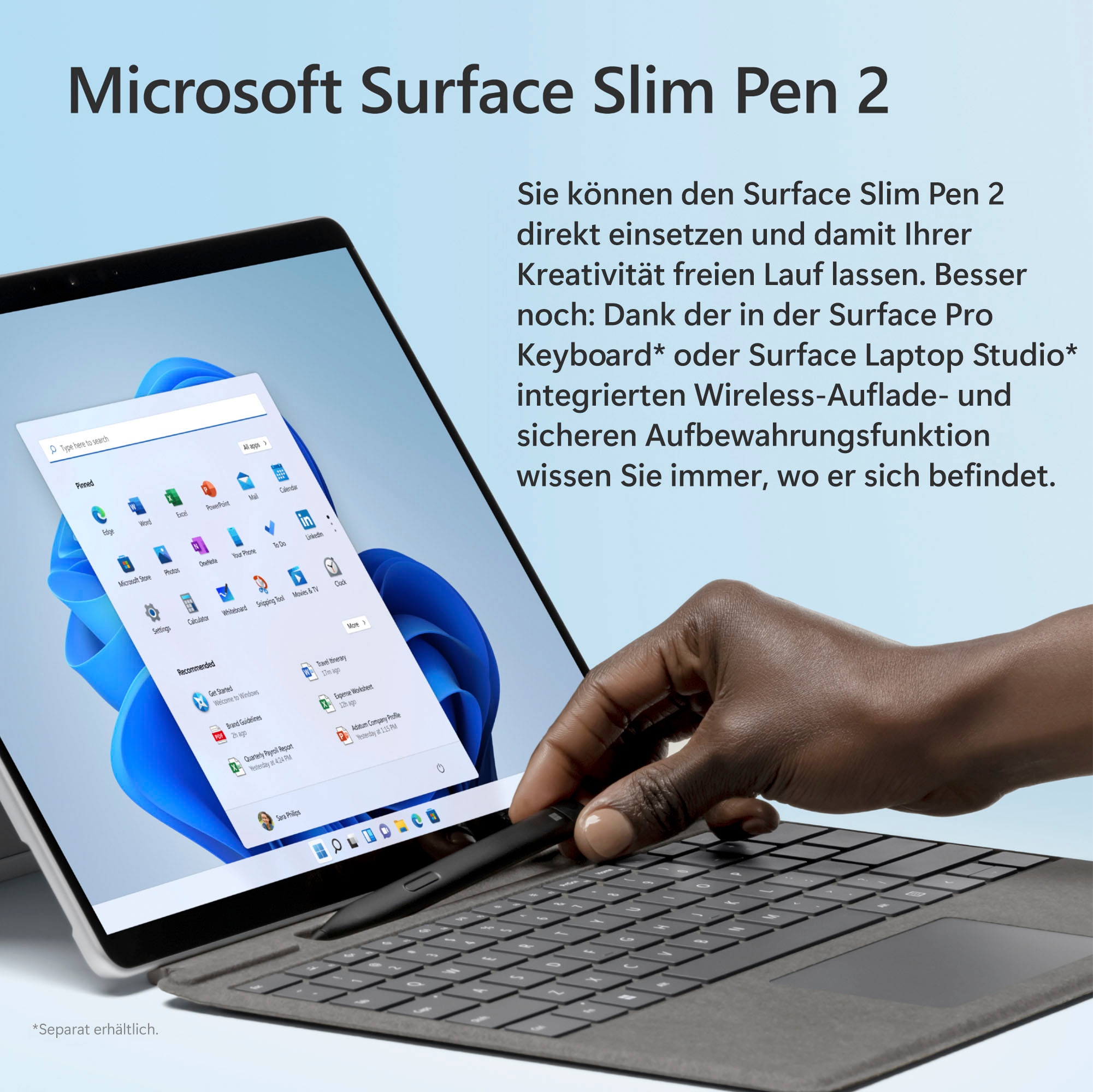 Microsoft Eingabestift »Slim Pen 2«, 8WV-00002