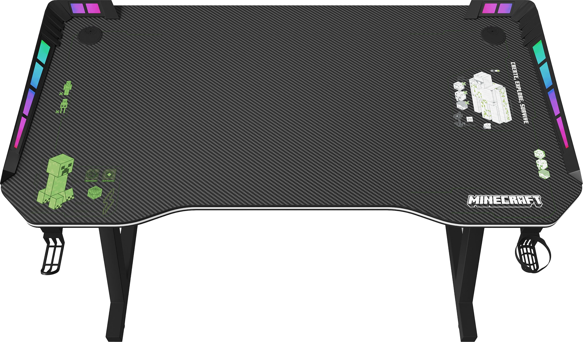 Phoenix Gamingtisch inkl RGB LED Beleuchtung