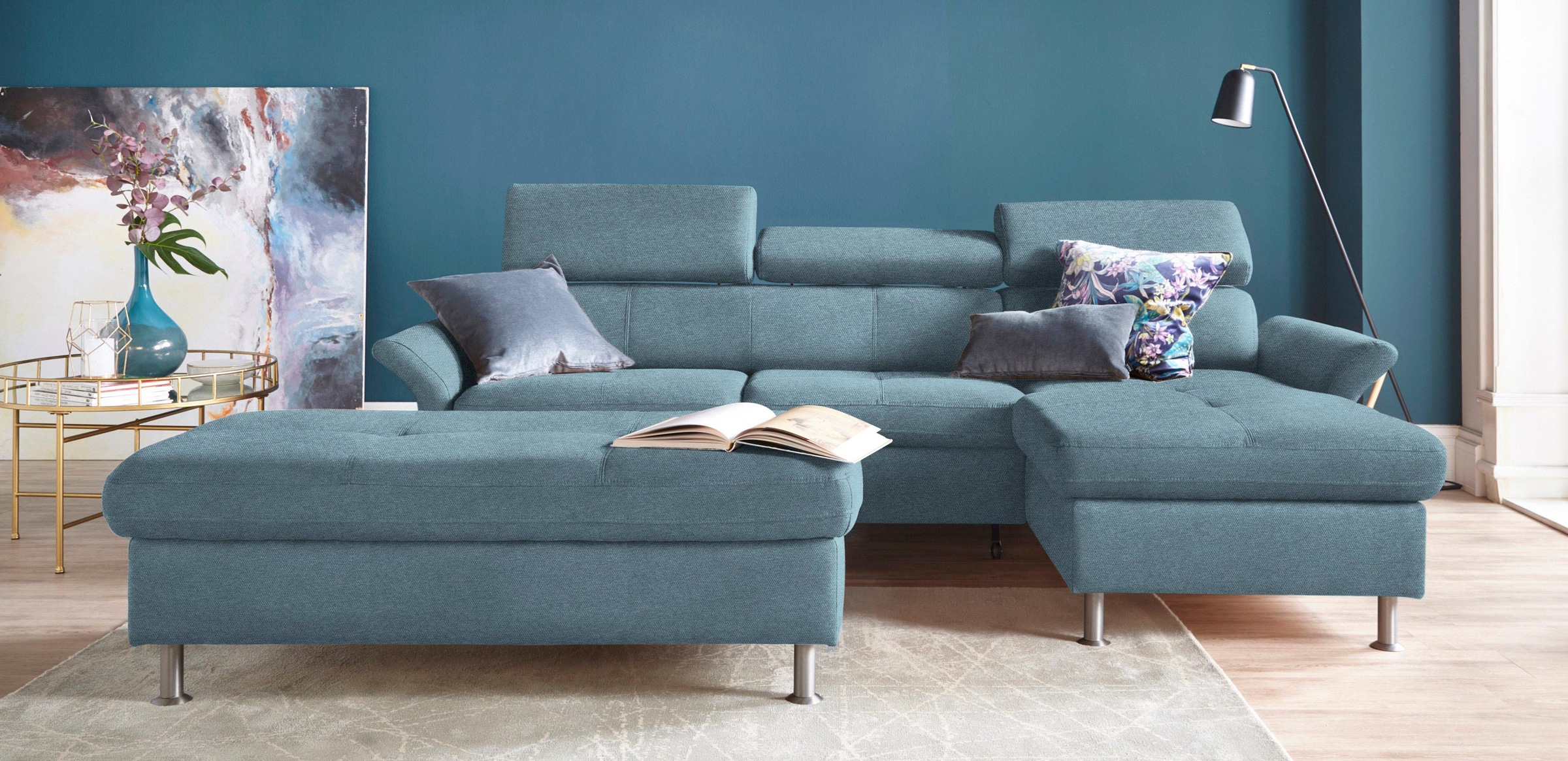 exxpo - sofa fashion Hocker »Maretto Bankhocker mit tollem Sitzkomfort«, praktisches Staufach unter der Sitzfläche