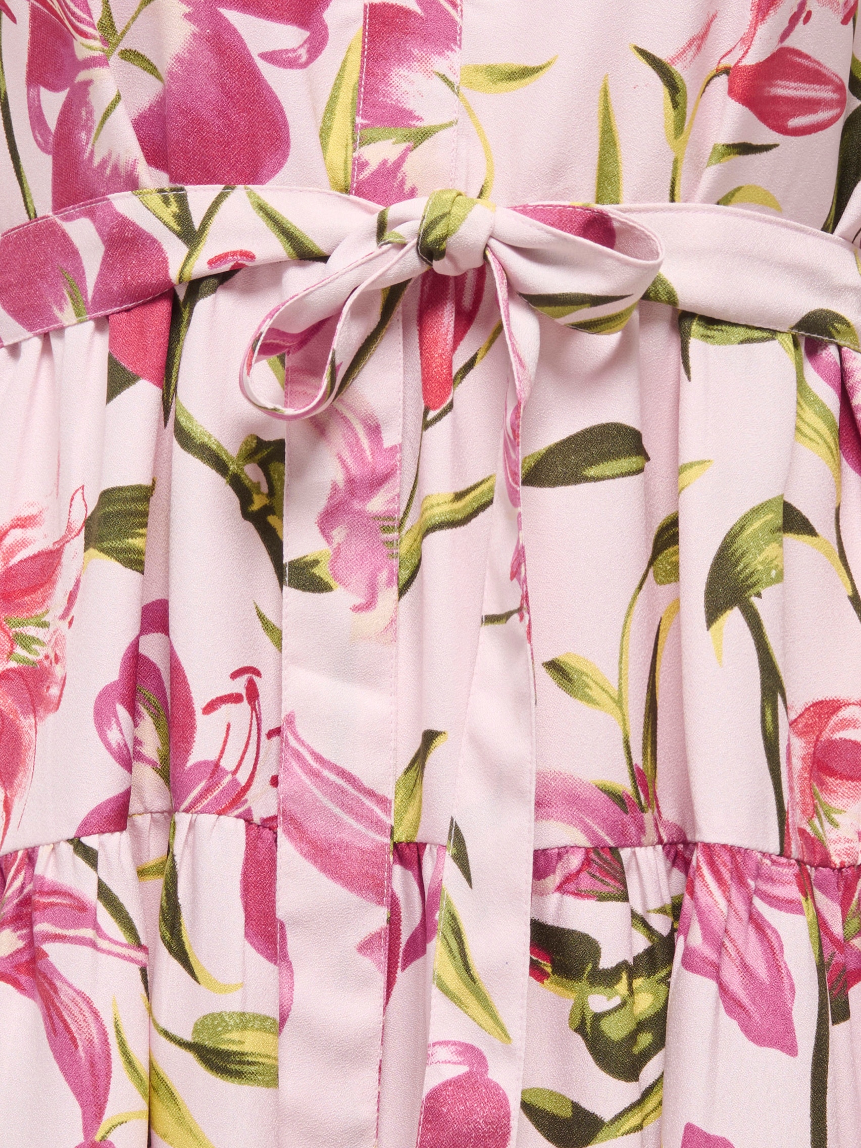 ONLY Tunikakleid »ONLSINA LIFE 3/4 SHORT DRESS NOOS WVN« mit Volant