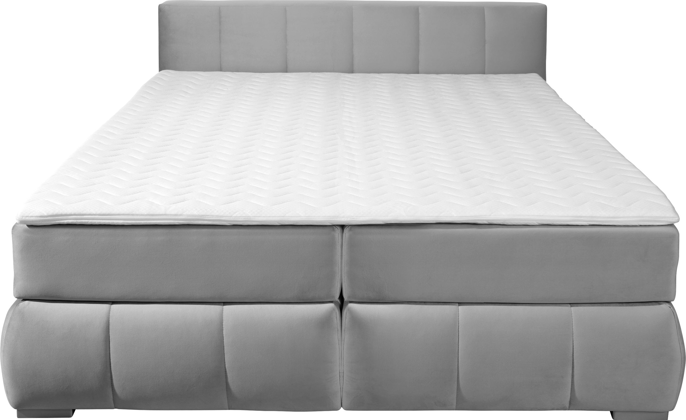 Guido Maria Kretschmer Home&Living Boxspringbett »Chelles«, inkl. Topper, in XXL- Überlänge 220 cm, Unterbox mit feine Wölbung