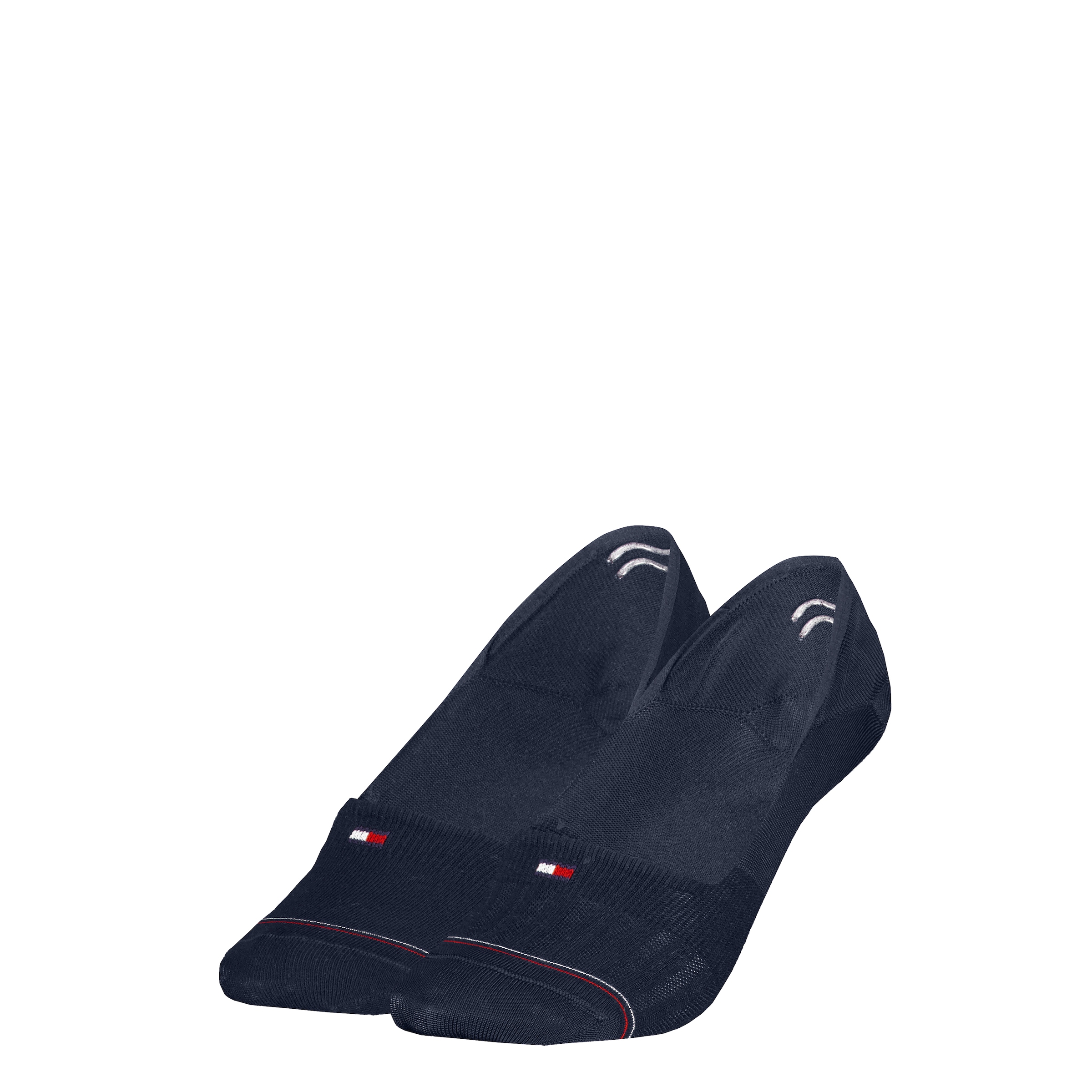 Tommy Hilfiger Füßlinge »TH WOMEN FOOTIE MC 2P SHINE« 2 Paar,  mit silikonisierten Fersenstreifen