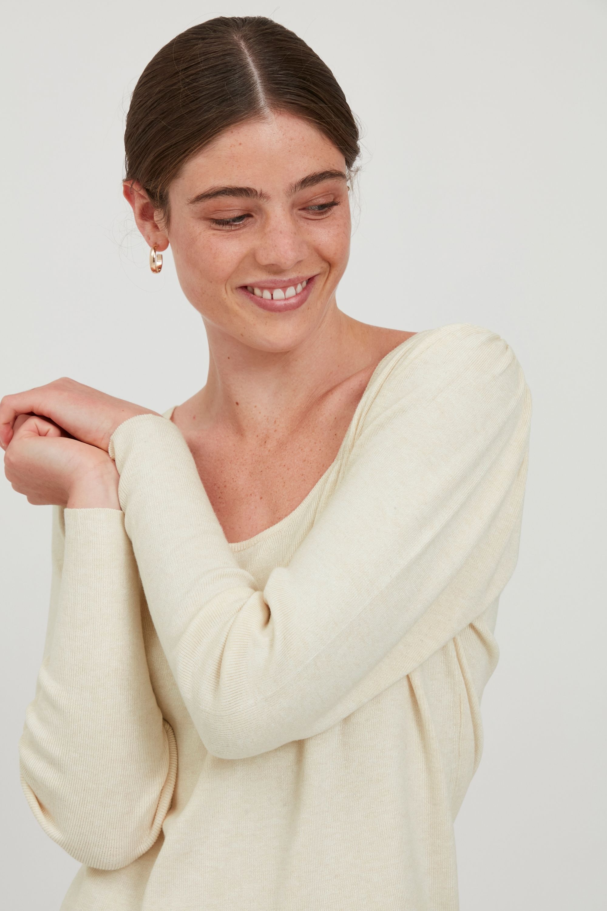 Ichi Strickfleece-Pullover »Strickpullover IHRuvera«
