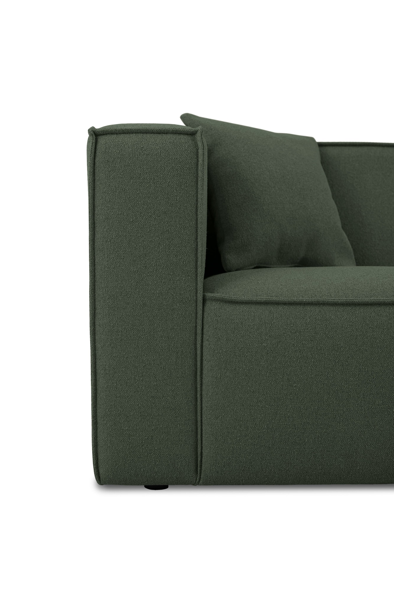 OTTO home Ecksofa »Tammie«, Breite 312 cm, Webstoff fein, bodentief, mit Wellenunterfederung