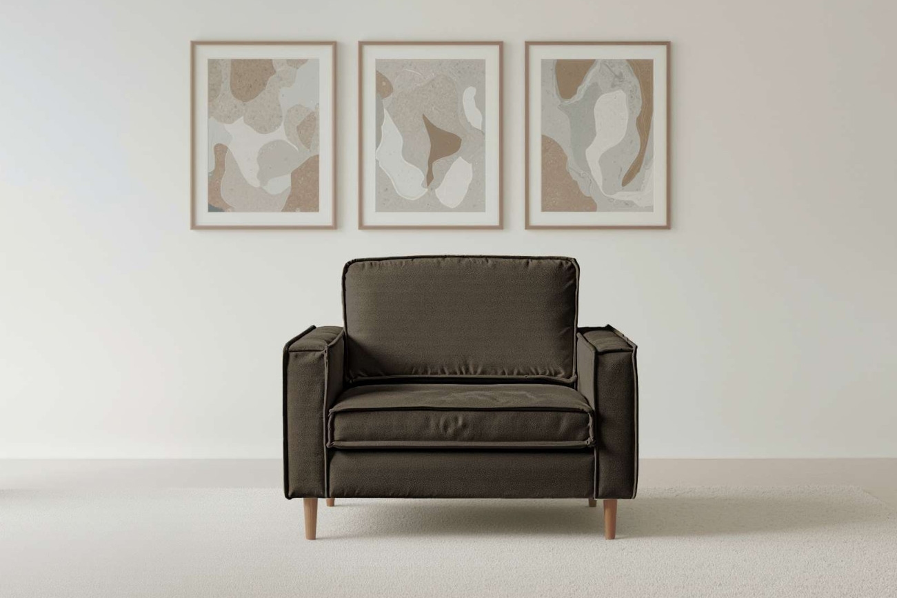 Home affaire Loveseat »Pinto Skandi 105 cm, Chenille, Struktur«