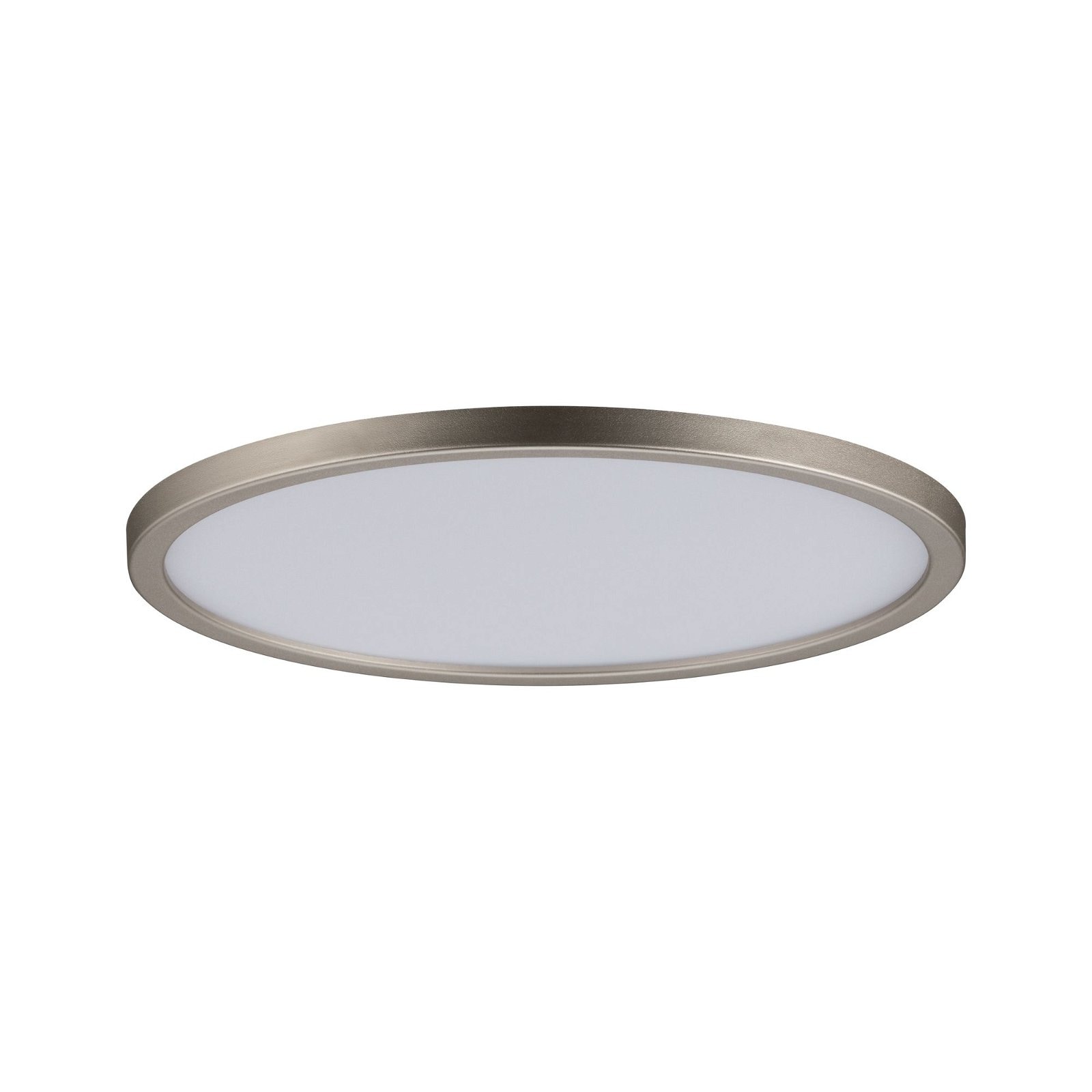 Paulmann LED Einbauleuchte »Areo IP44 rund 180mm 11W 770lm 3000K Nickel matt dimmbar 180mm 12W« 1 Stk. Warmweiß Einbaupanel