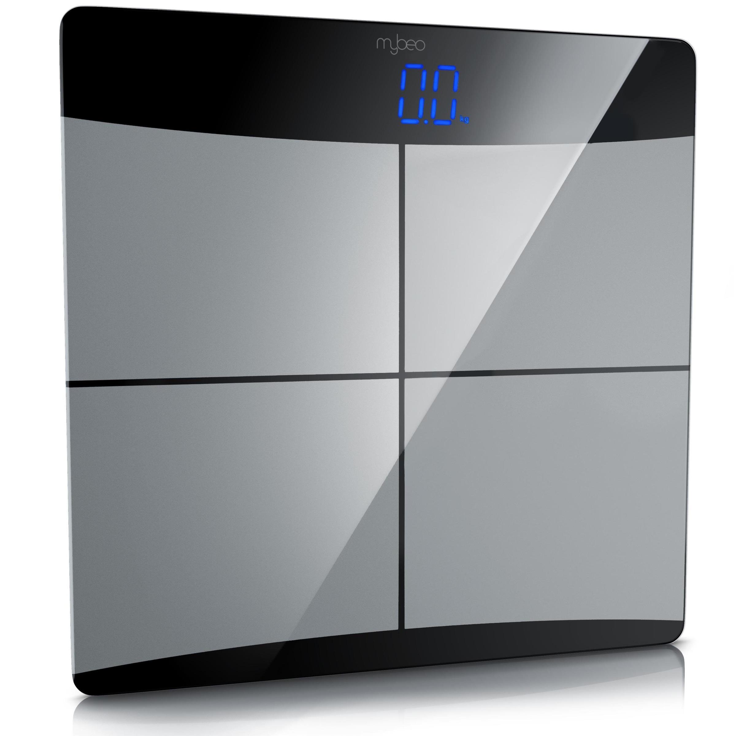 Digitale Körperwaage im Glas Design »Max. 180kg / 4x Mess-Sensoren...