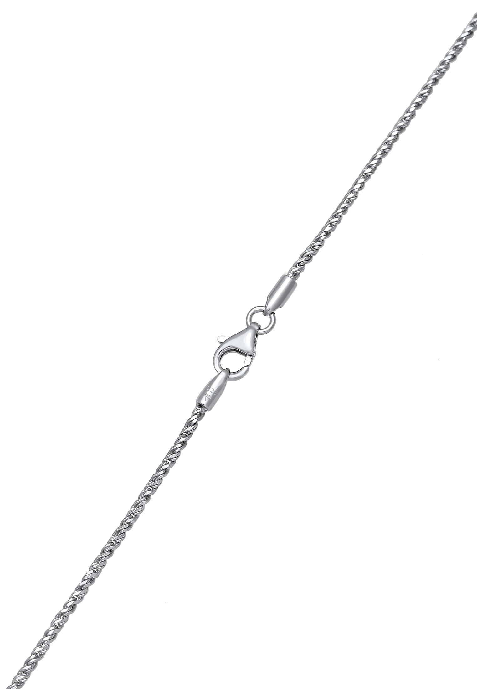 Kuzzoi Silberkette »Halskette Herren Kordelkette Gedreht Fein ca.2 mm 925 Silber«